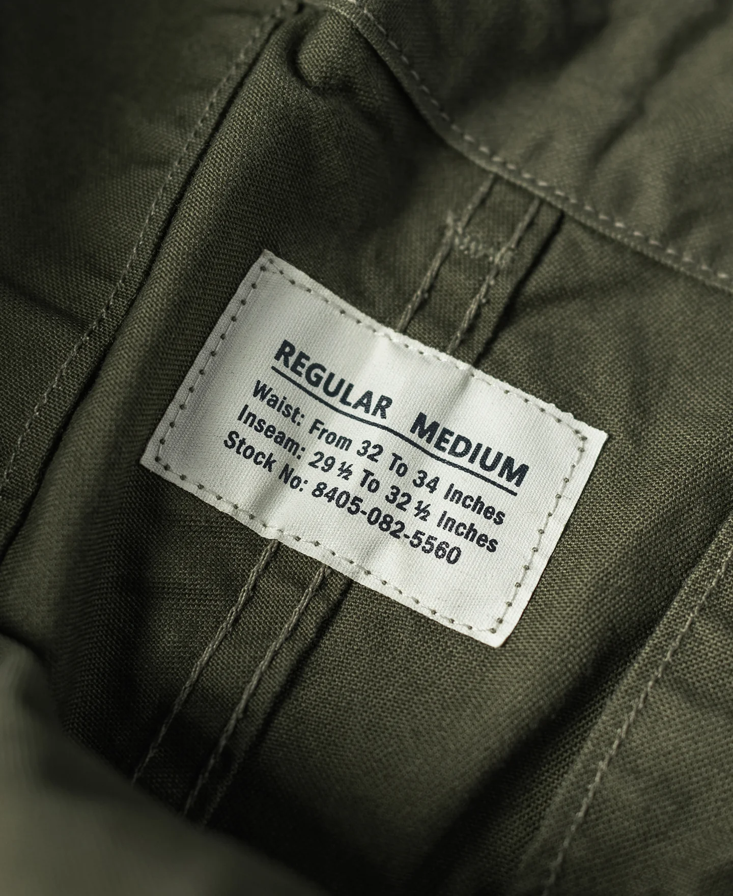 1963 1st Model Tropical Jungle Fatigue Pants - Image 7