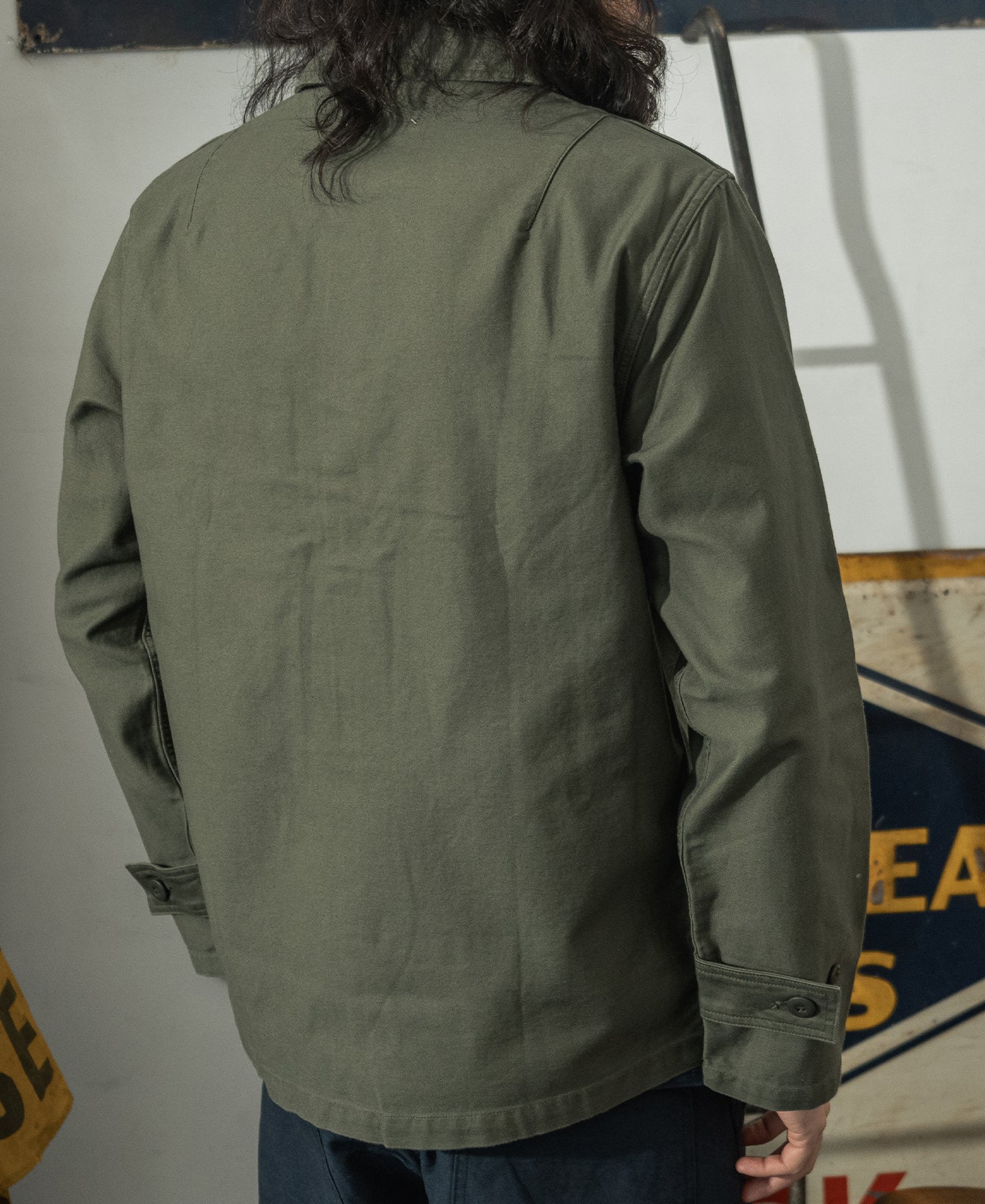 1963 US Army OG-107 Fatigue Utility Shirt - Image 3