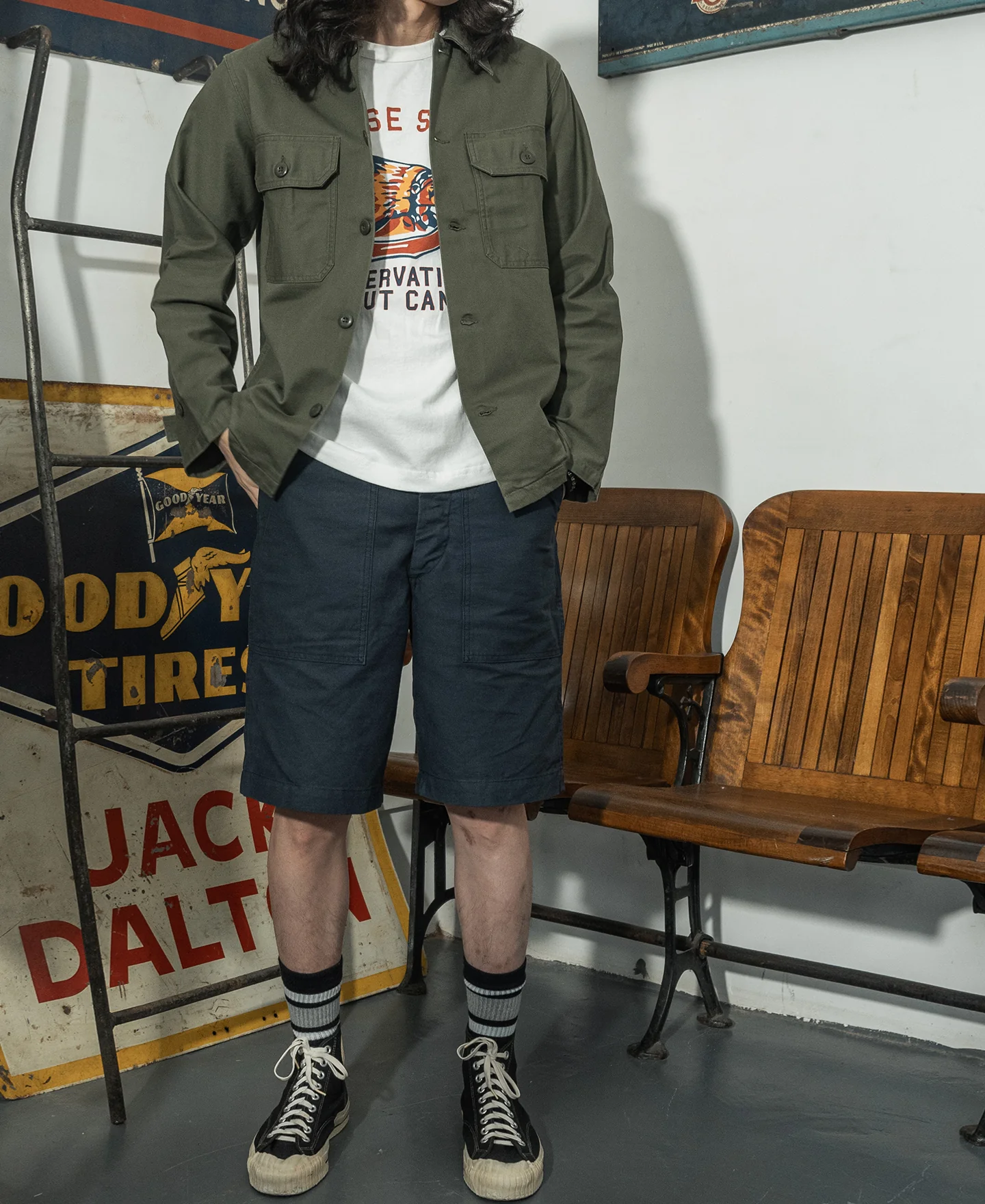 1963 US Army OG-107 Fatigue Utility Shirt - Image 6