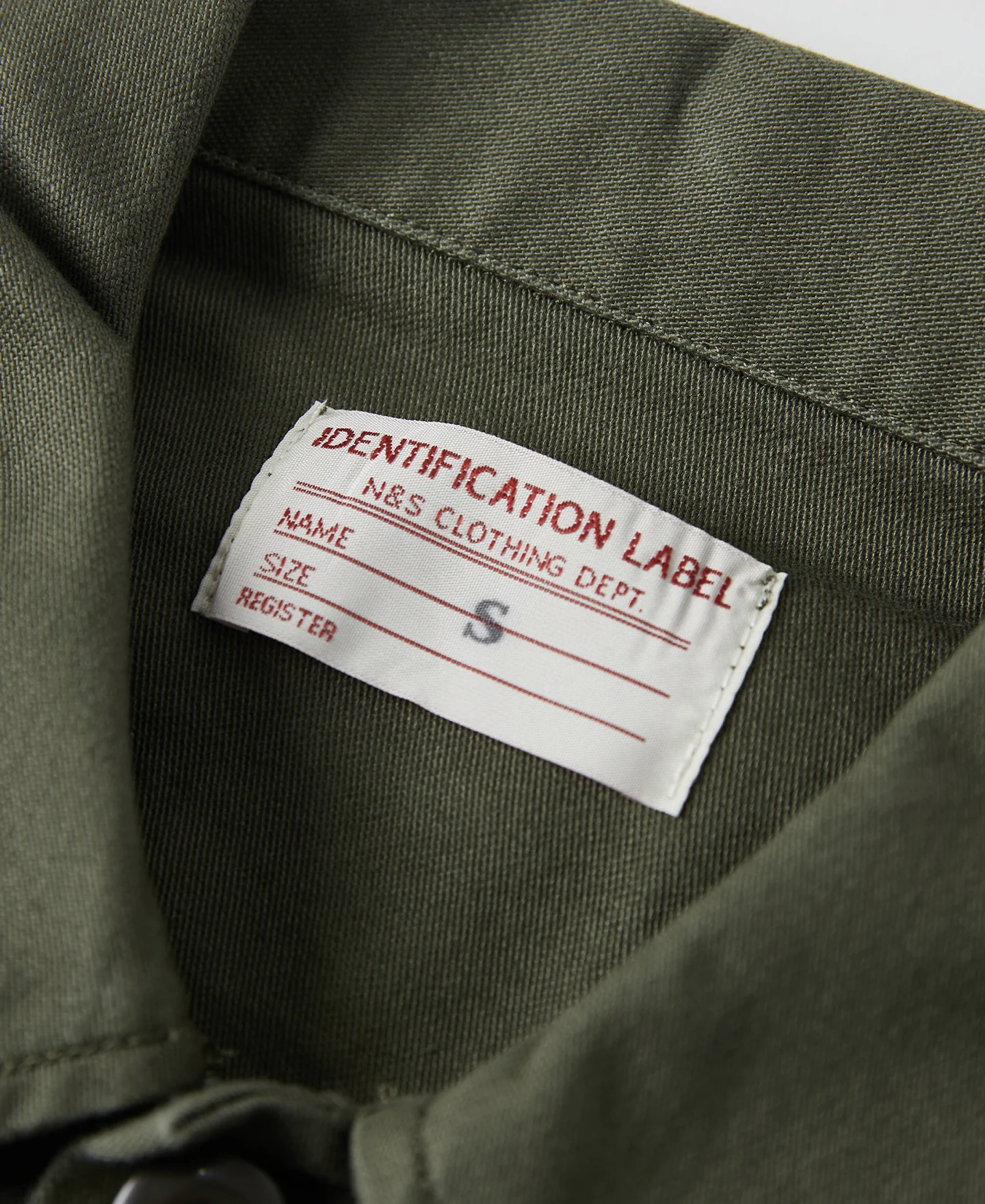 1963 US Army OG-107 Fatigue Utility Shirt - Image 8
