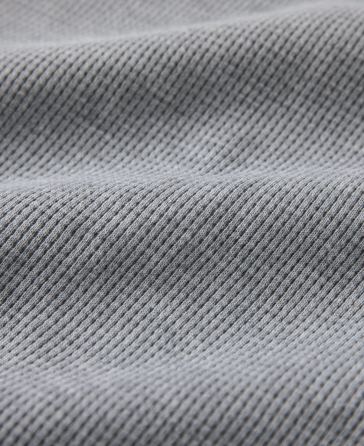 1970s Heavyweight Waffle Knit Jogger Pants - Gray - Image 15