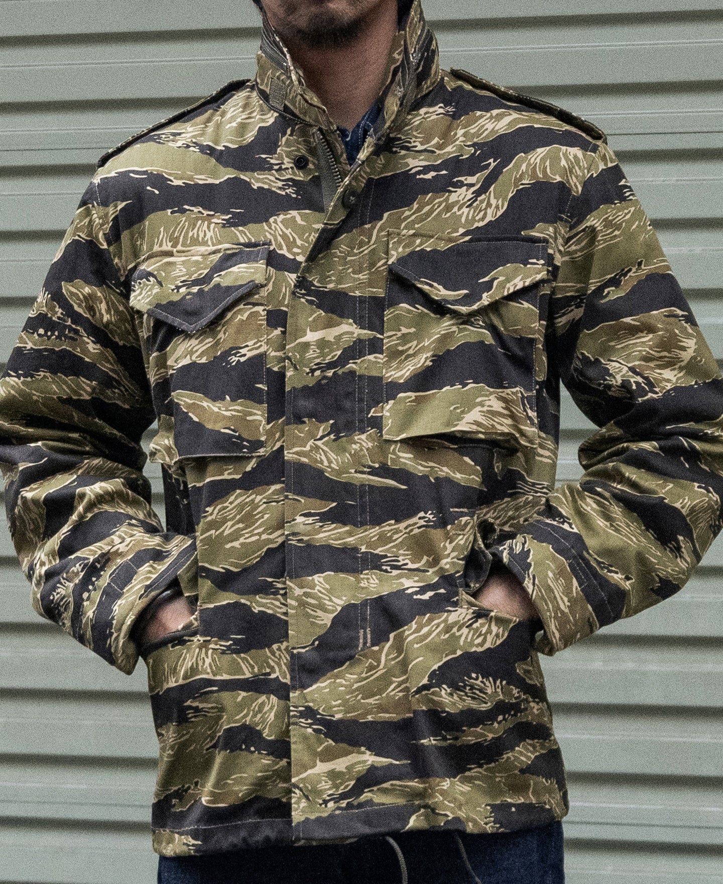 1970s JWD Tiger Stripe M-65 Field Jacket - Image 4