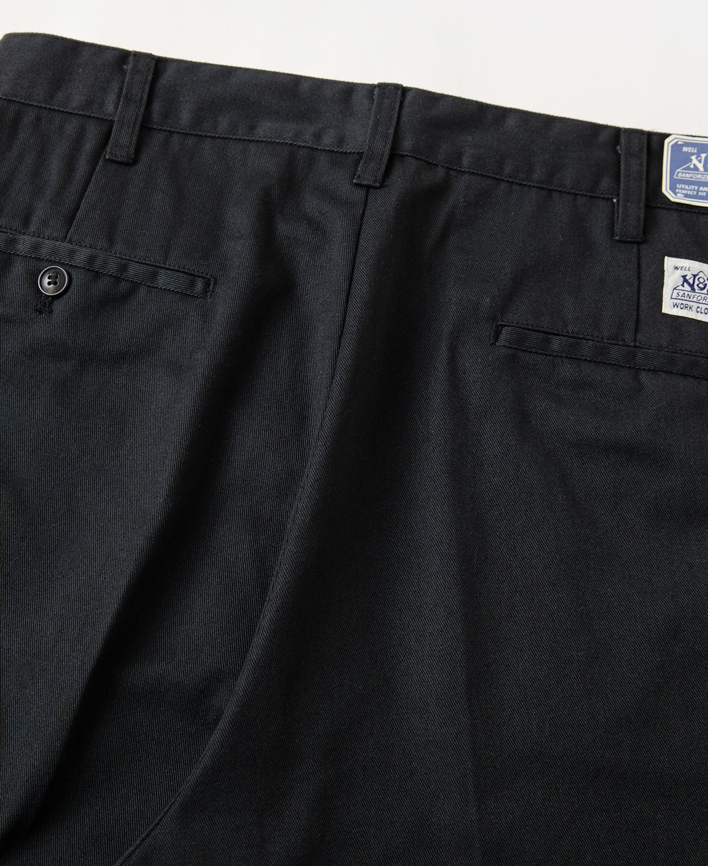 1970s Straight-Leg Work Pants - Black - Image 11
