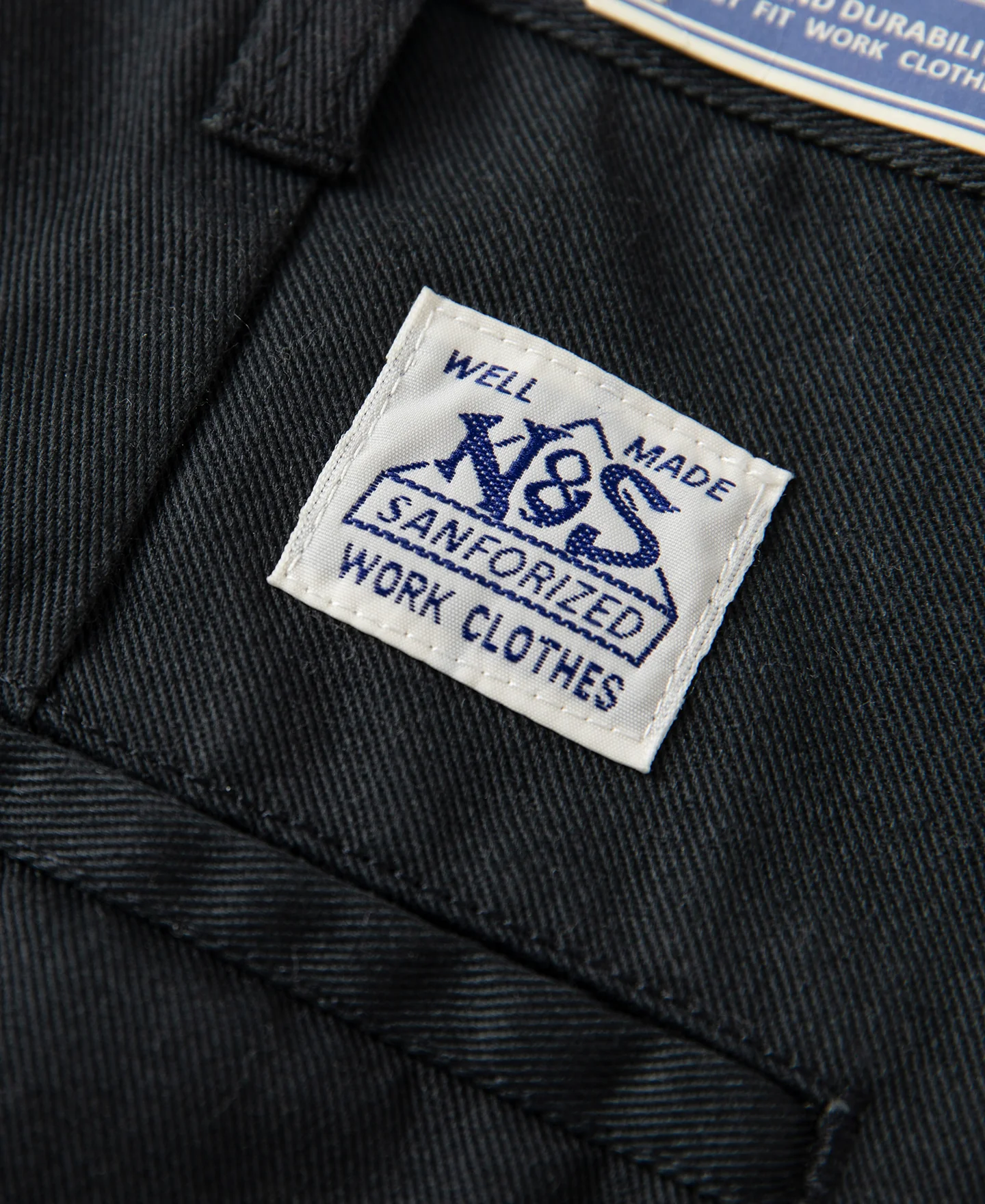 1970s Straight-Leg Work Pants - Black - Image 14