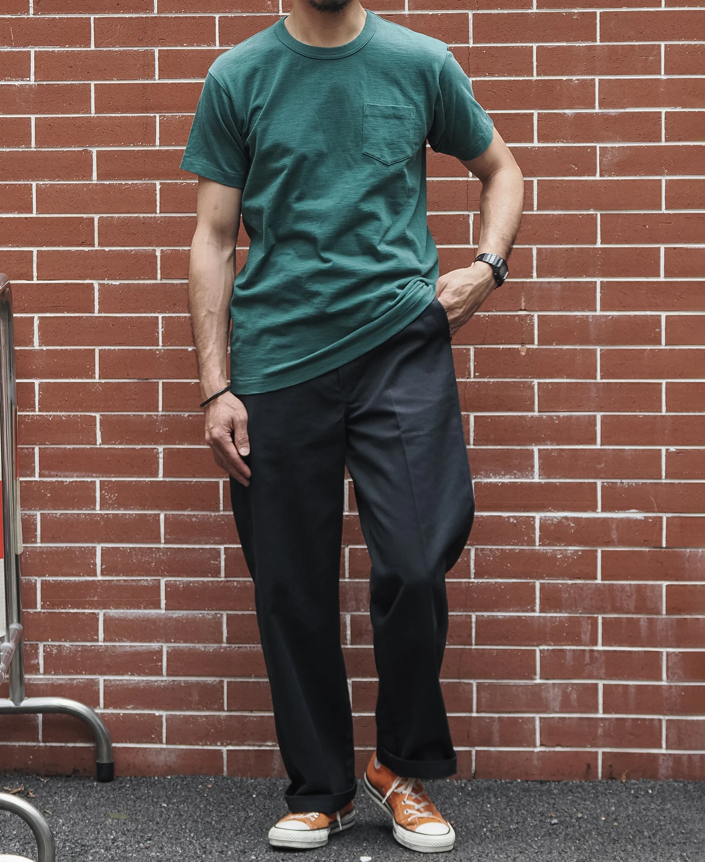 1970s Straight-Leg Work Pants - Black - Image 3