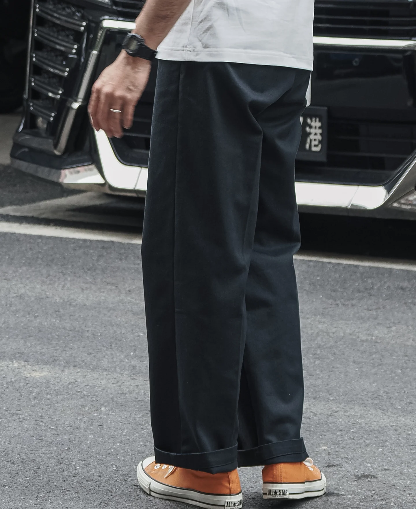 1970s Straight-Leg Work Pants - Black - Image 5