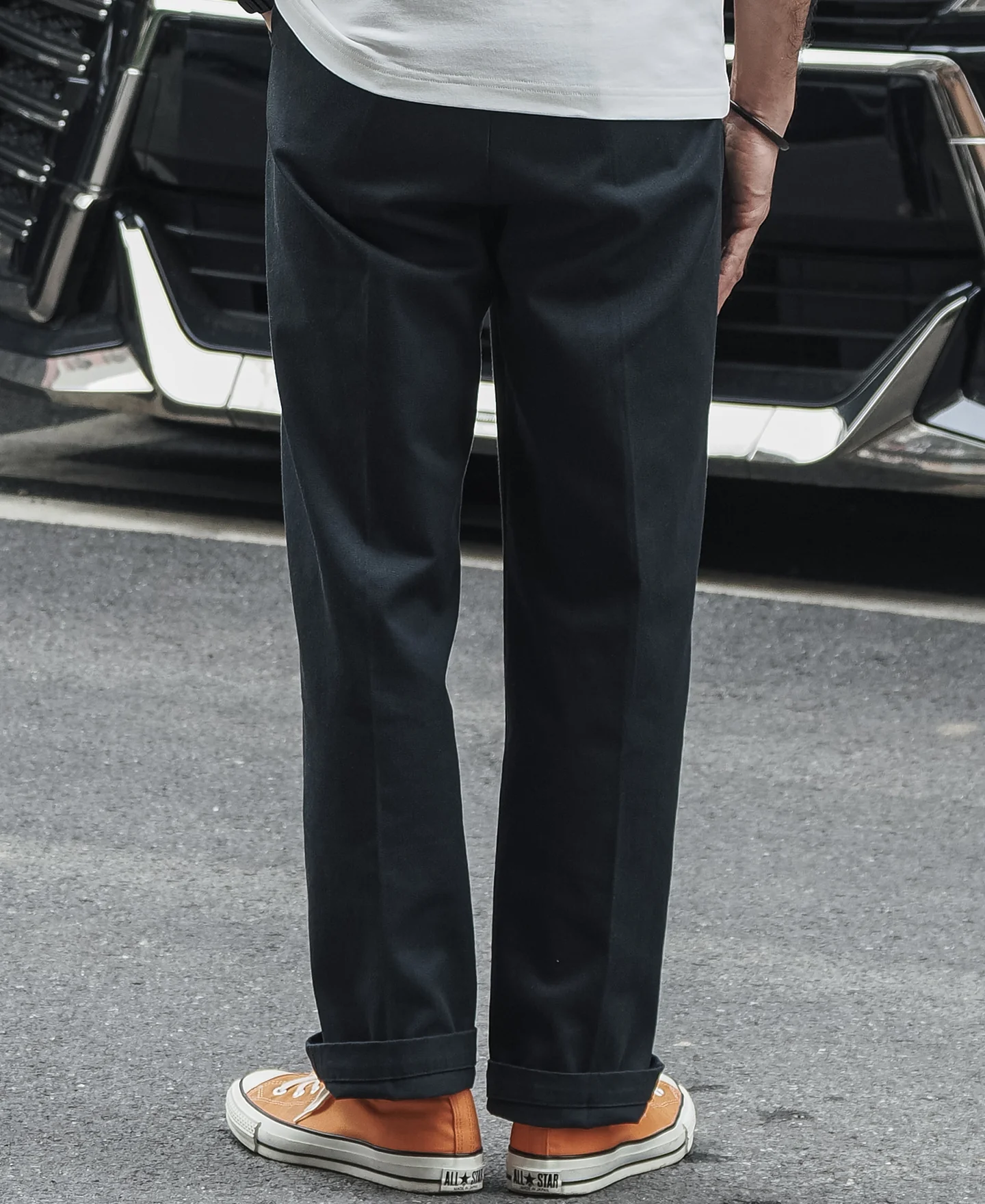 1970s Straight-Leg Work Pants - Black - Image 6