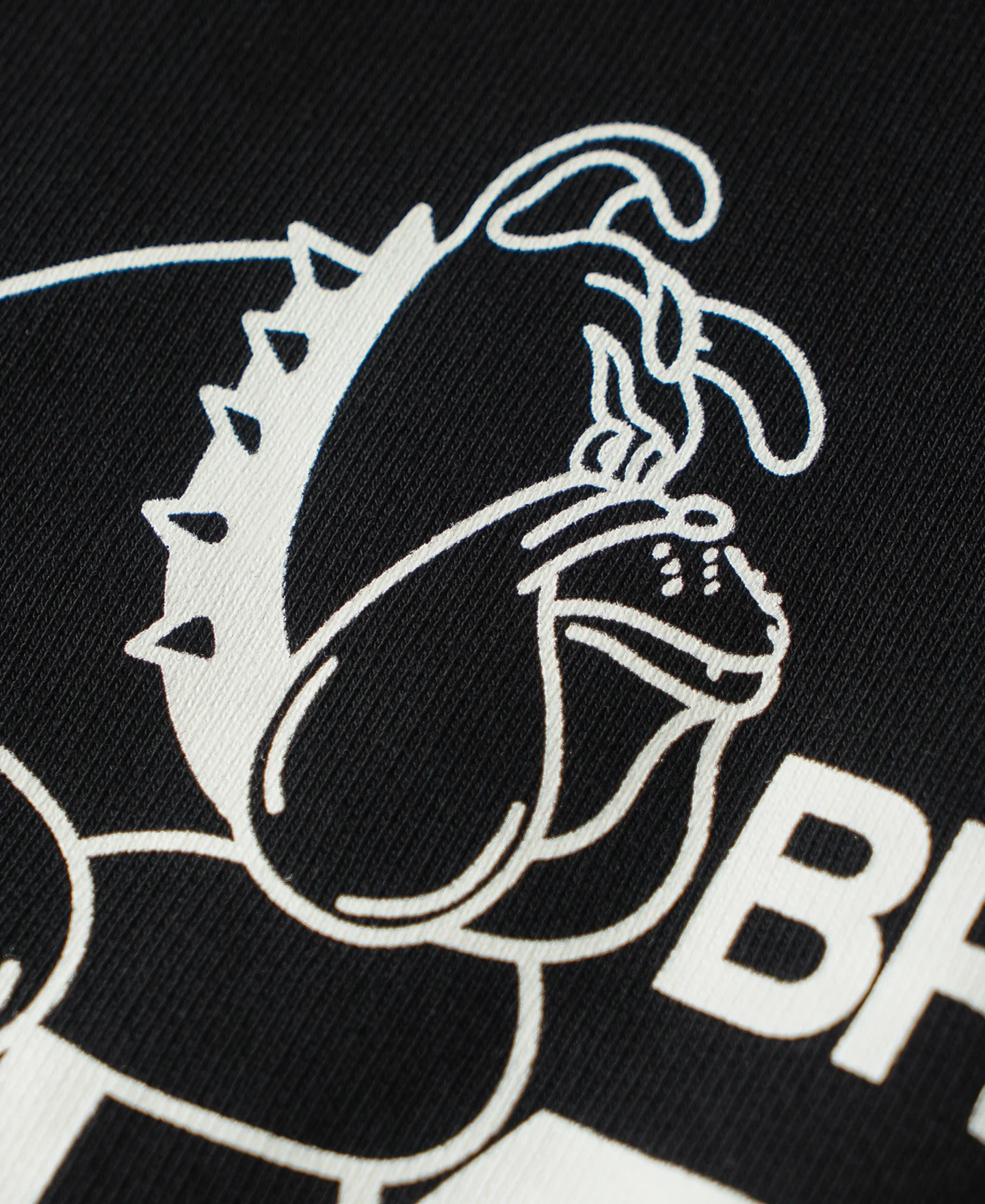1980s Marine Bulldog Raglan Sweatshirt - Black - Image 10