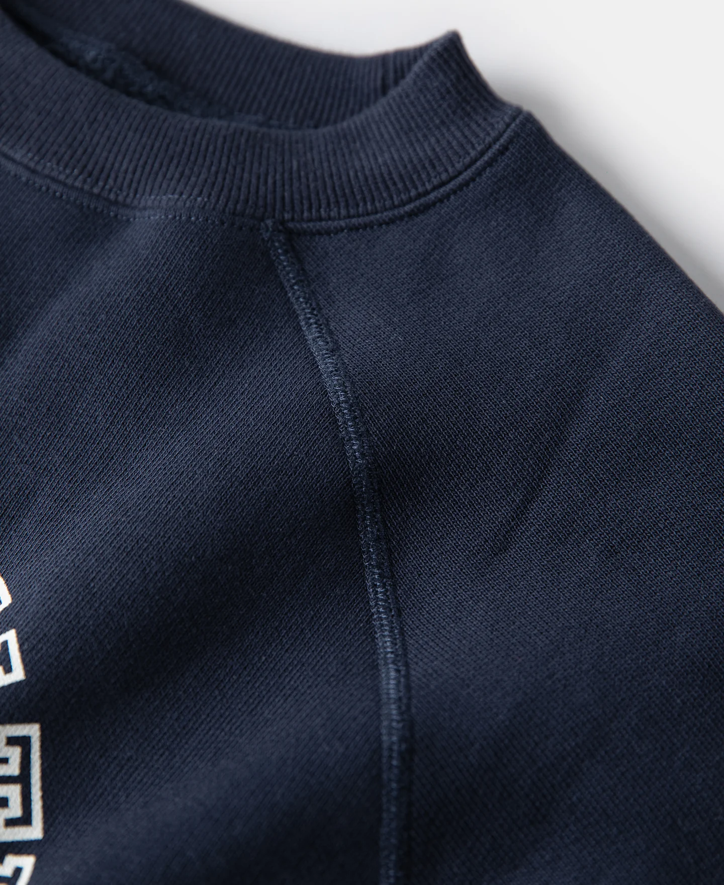 1980s Marine Devil Dog Raglan Sweatshirt - Navy - Image 8