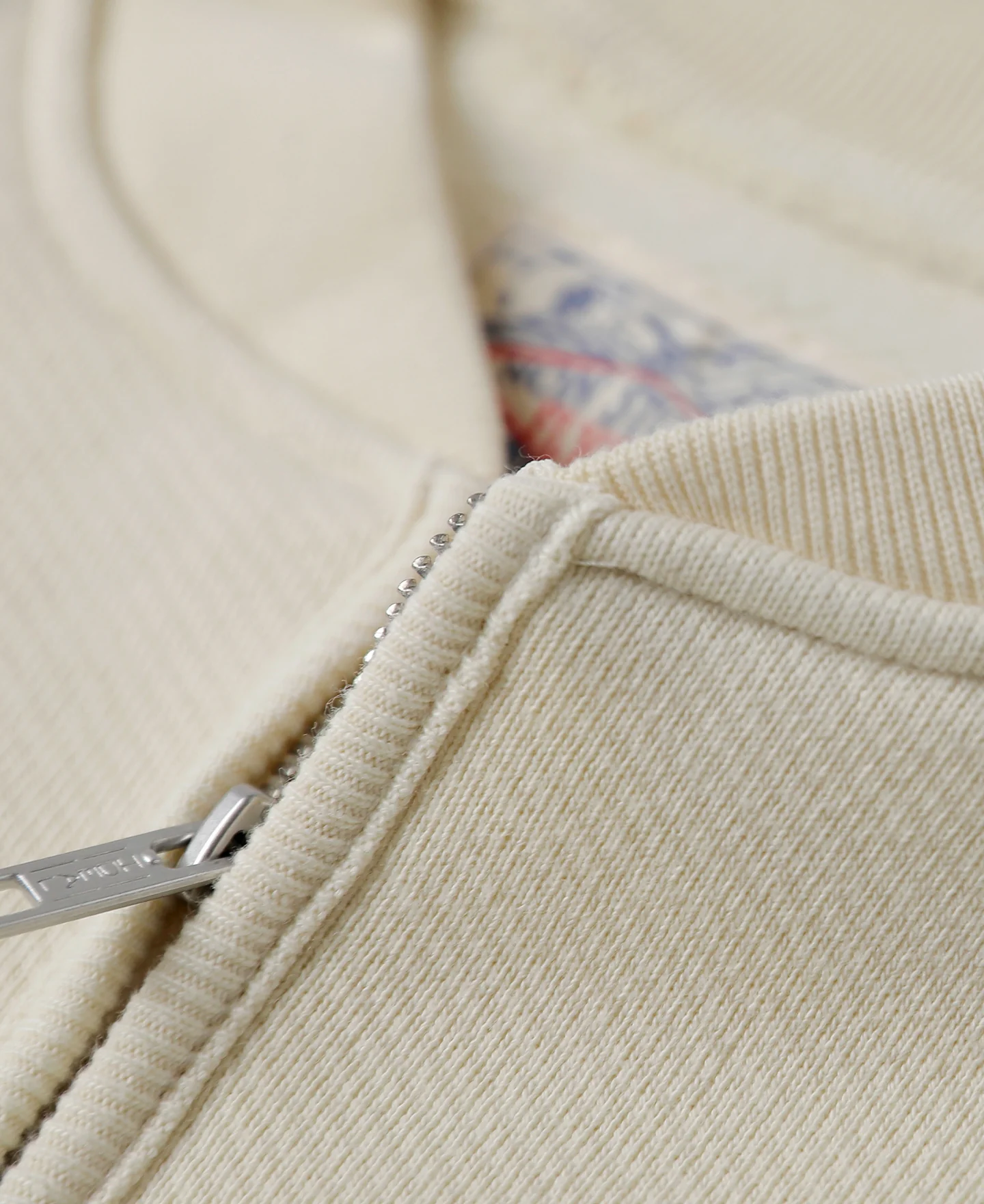 Racing Half-Zip Heavyweight Fleece Sweatshirt - Apricot - Image 6