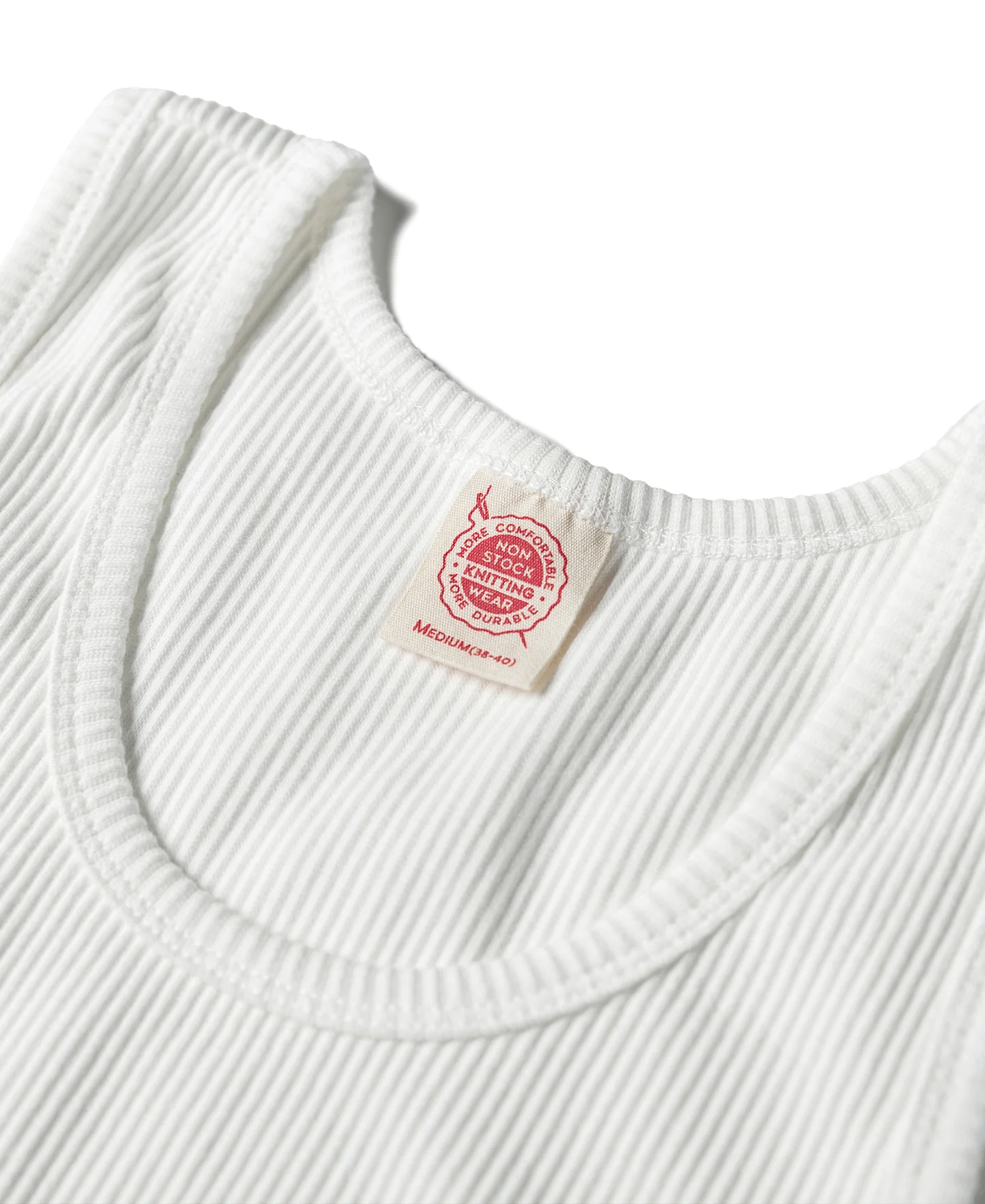 10.5 oz Cotton Tank Top - White - Image 9