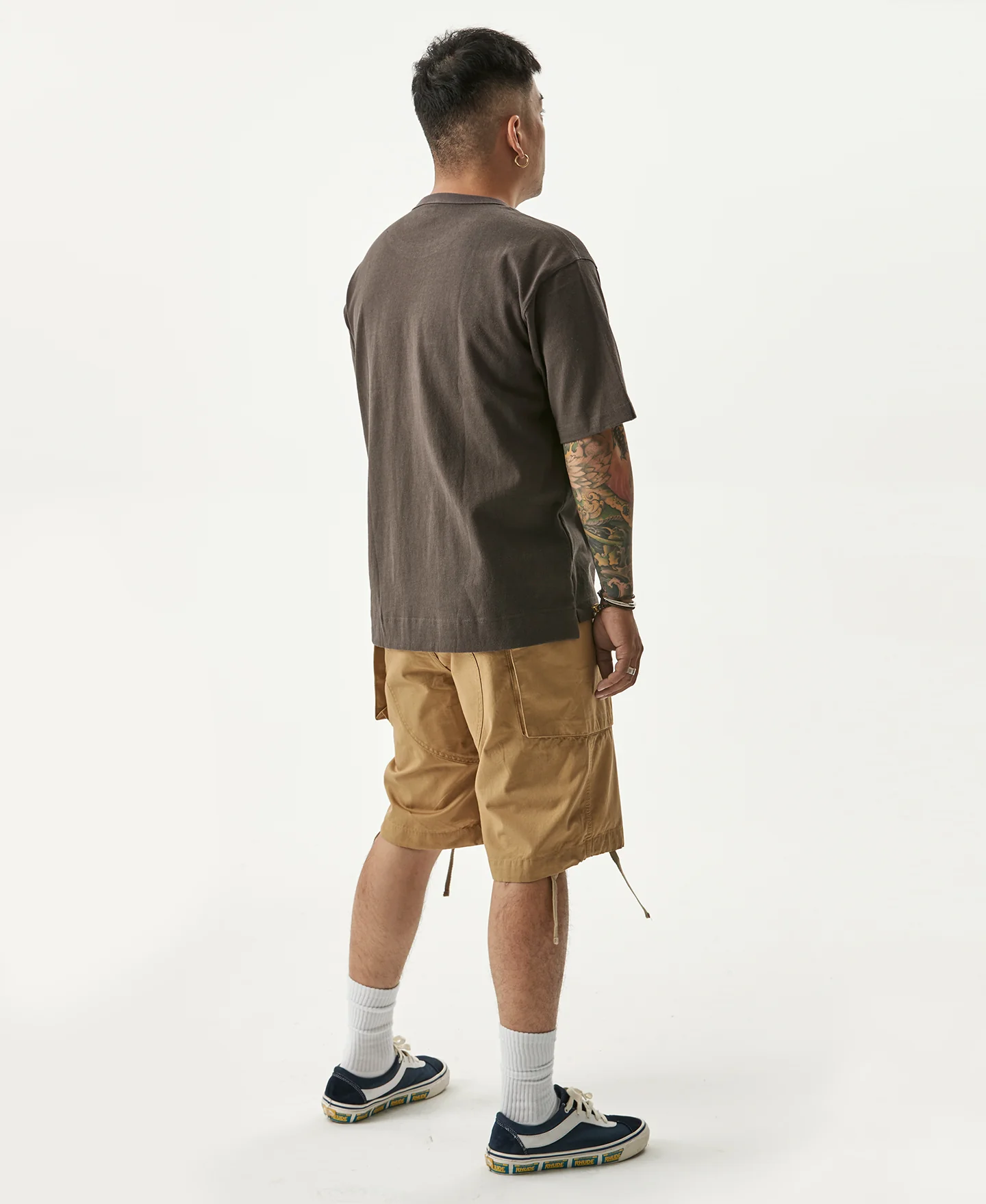 9.8 oz Cotton Classic Pocket T-Shirt - Dark Gray - Image 10