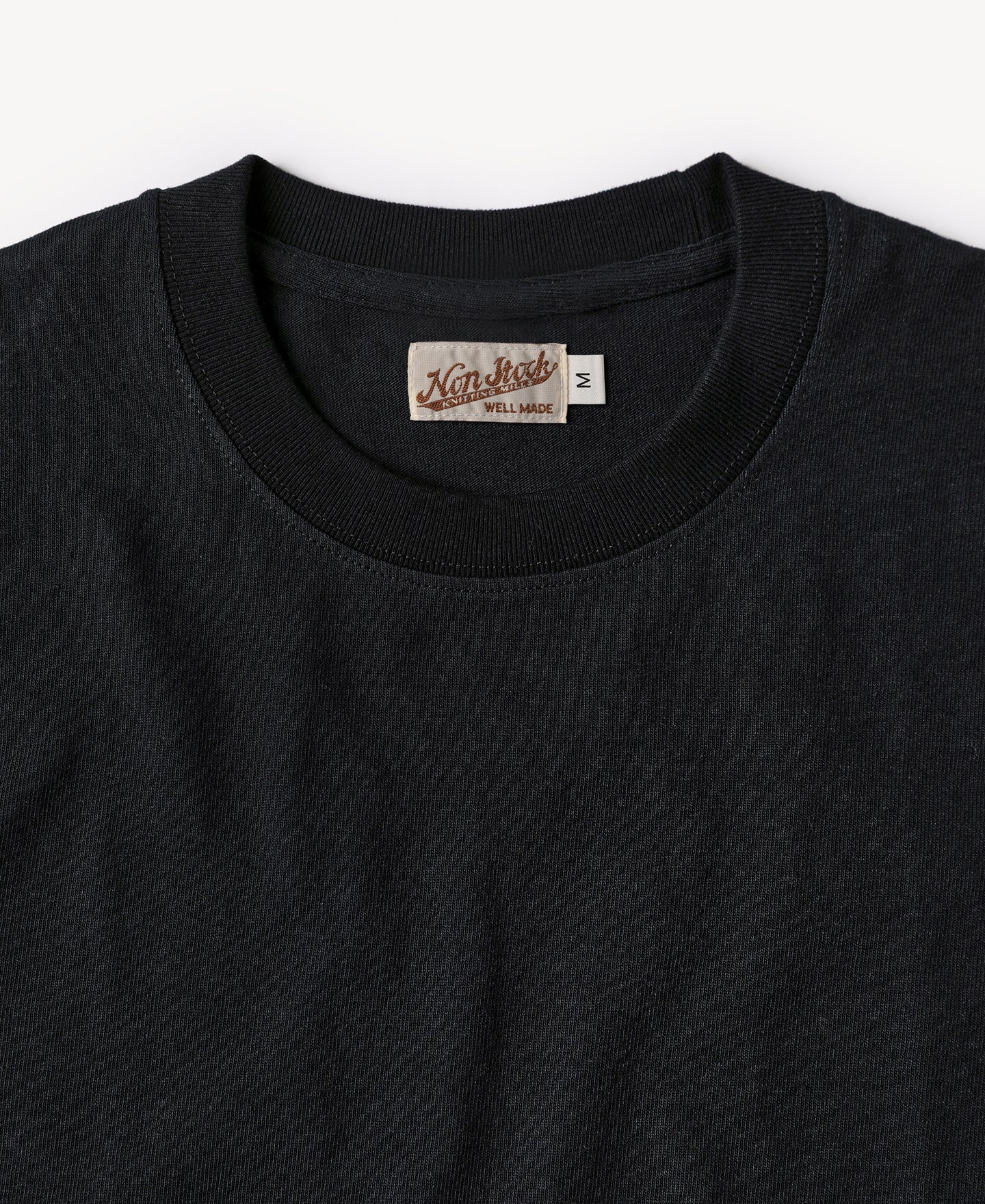 9 oz Cotton Tubular T-Shirt - Black - Image 5