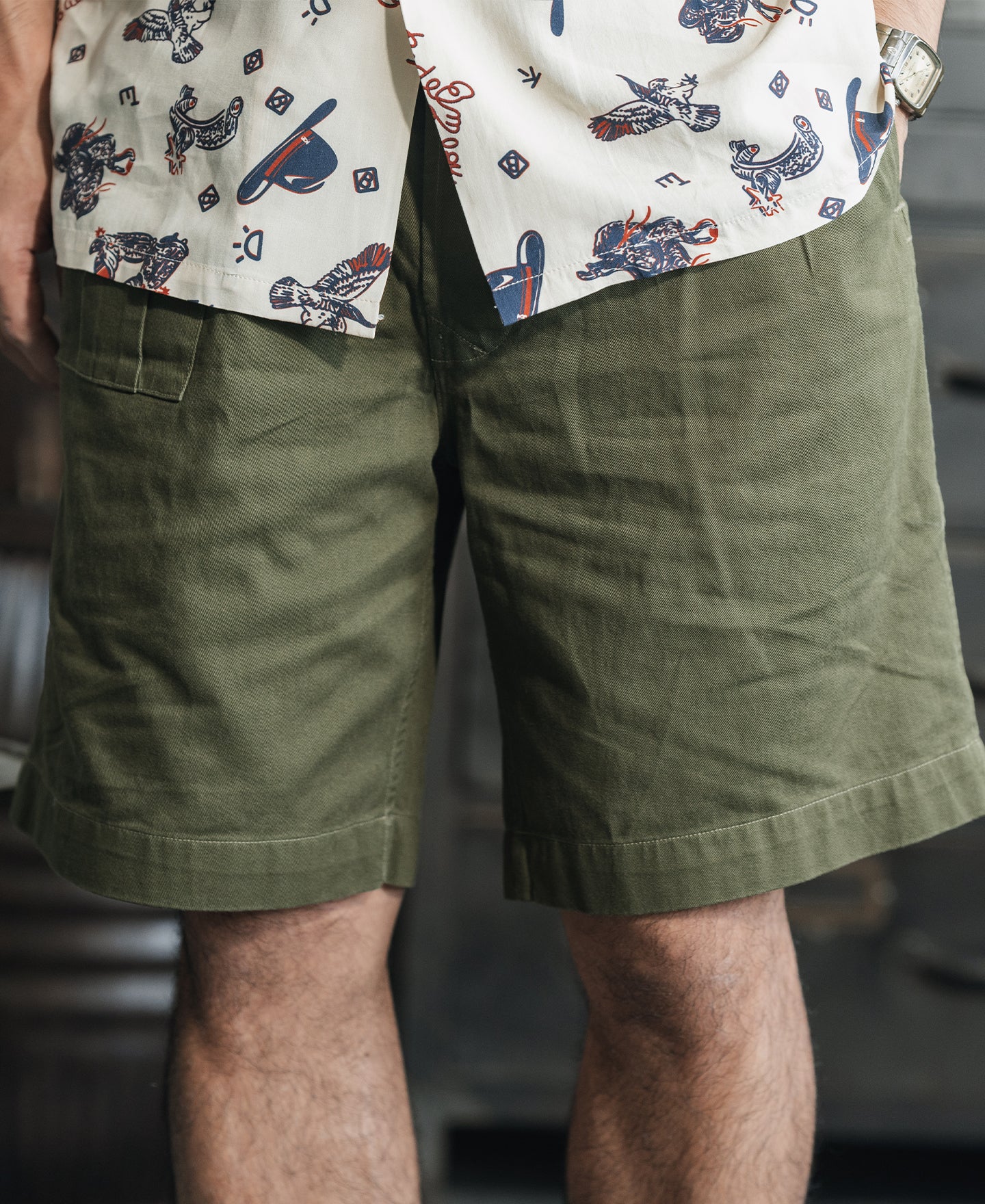 British Army KD-1941 Shorts - Olive - Image 3