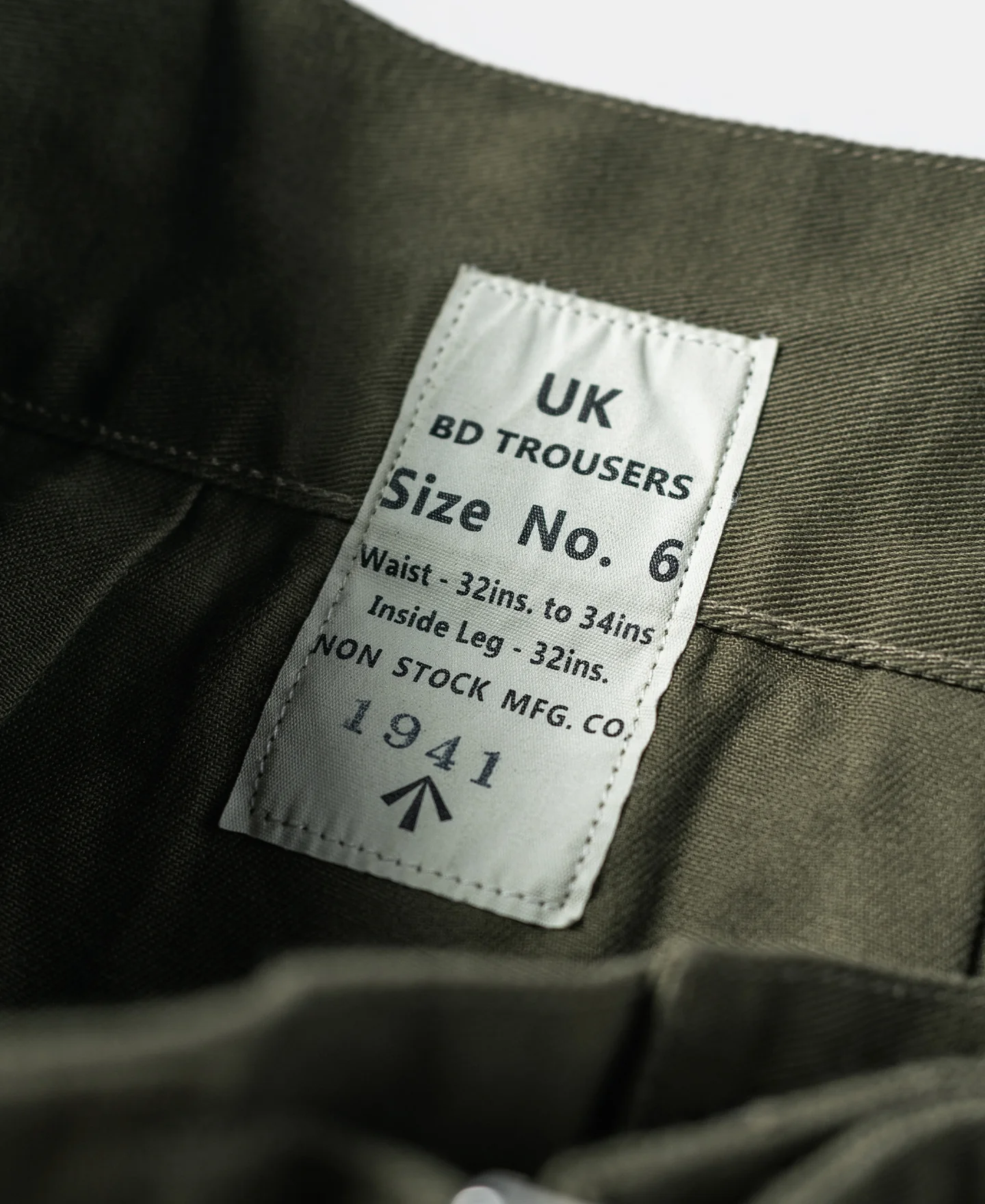 British Army KD-1941 Shorts - Olive - Image 9