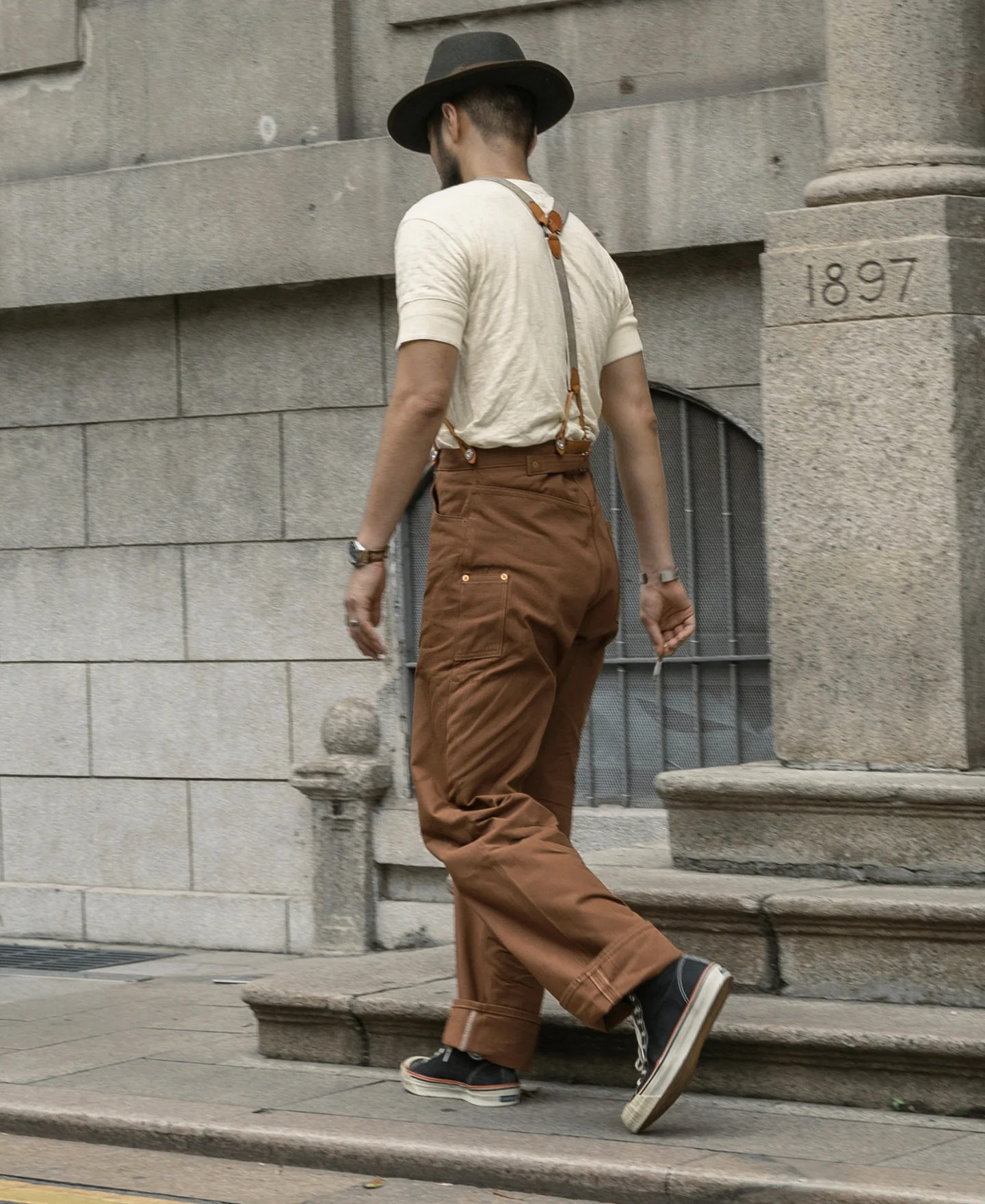 1890s Slub Cotton Henley T-Shirt - Image 4