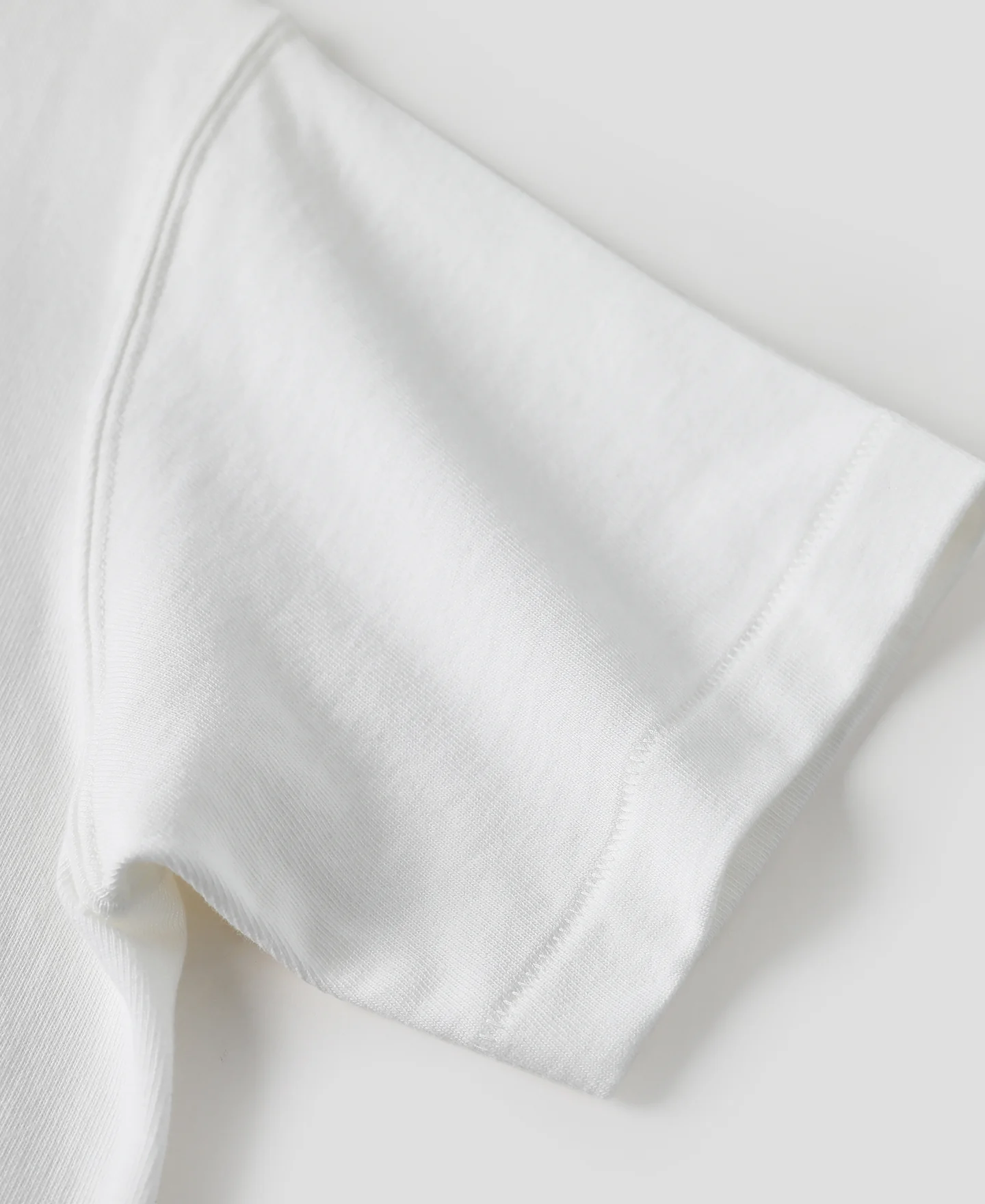 Loopwheel Tubular Athletic T-Shirt - White - Image 12