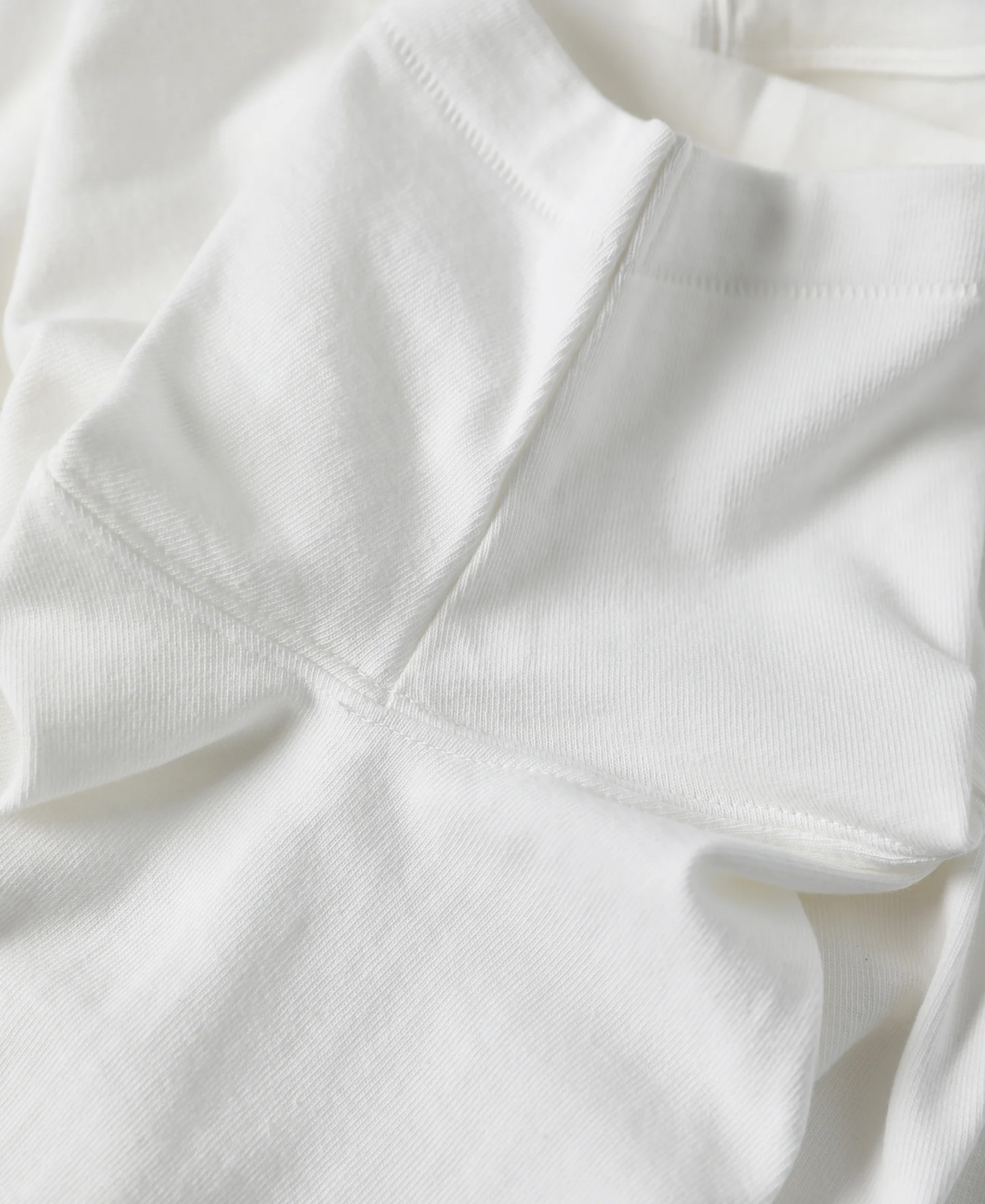 Loopwheel Tubular Athletic T-Shirt - White - Image 13