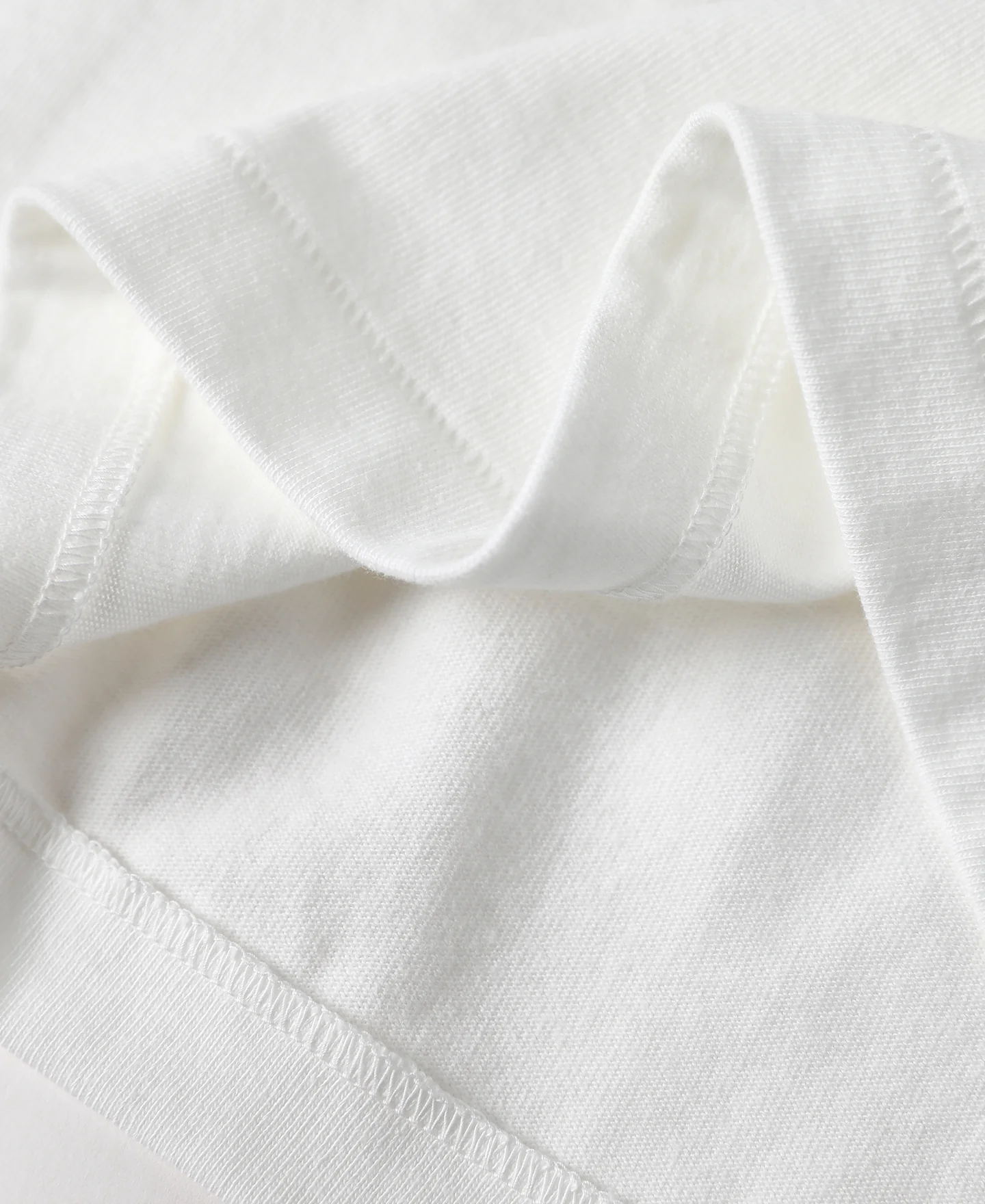 Loopwheel Tubular Athletic T-Shirt - White - Image 14