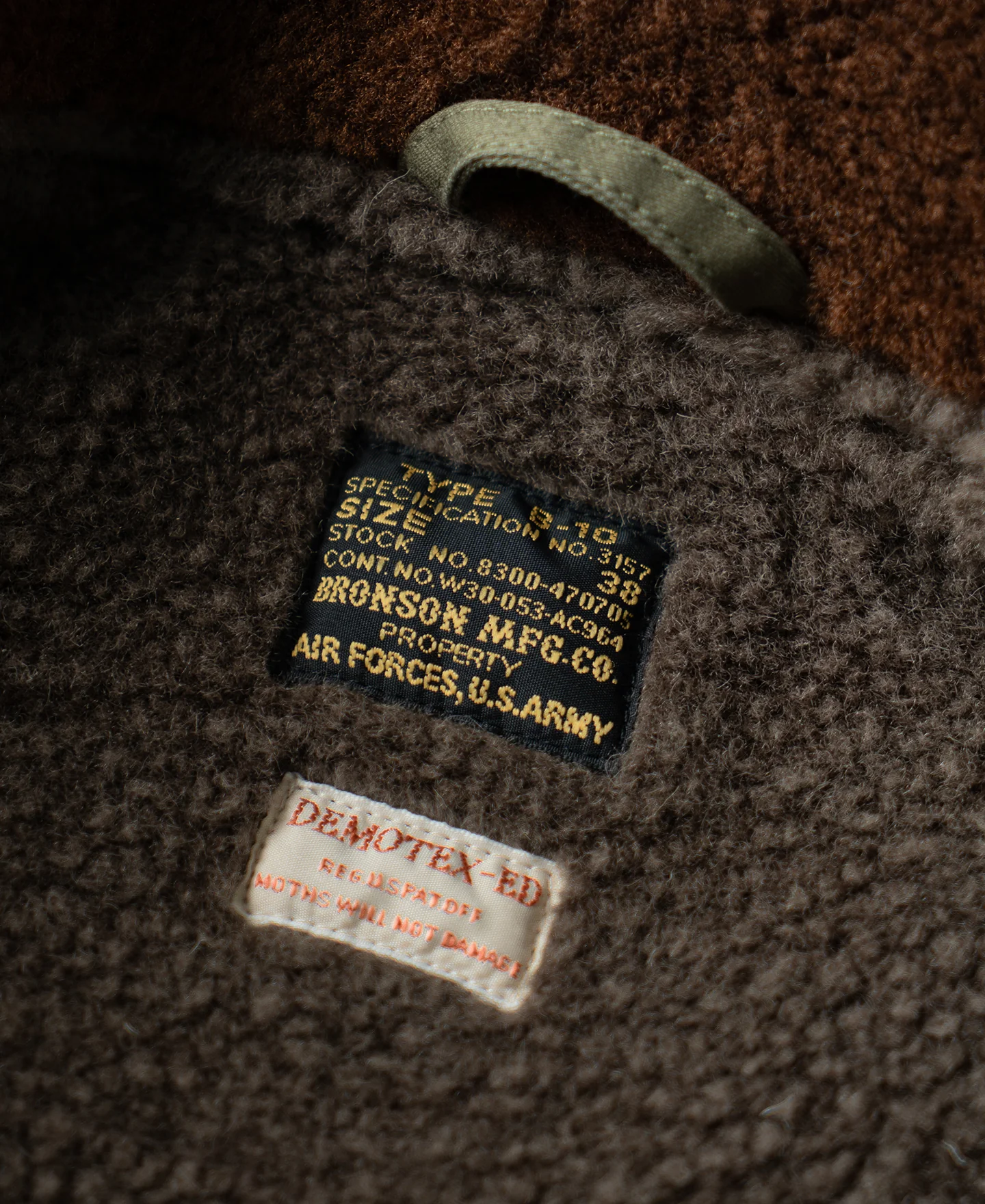USAAF Type B-10 Flight Jacket - Olive - Image 11