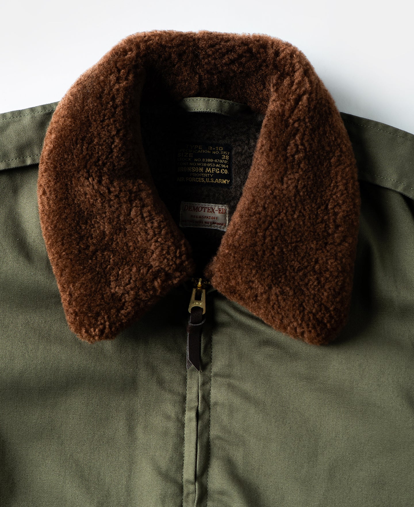 USAAF Type B-10 Flight Jacket - Olive - Image 7