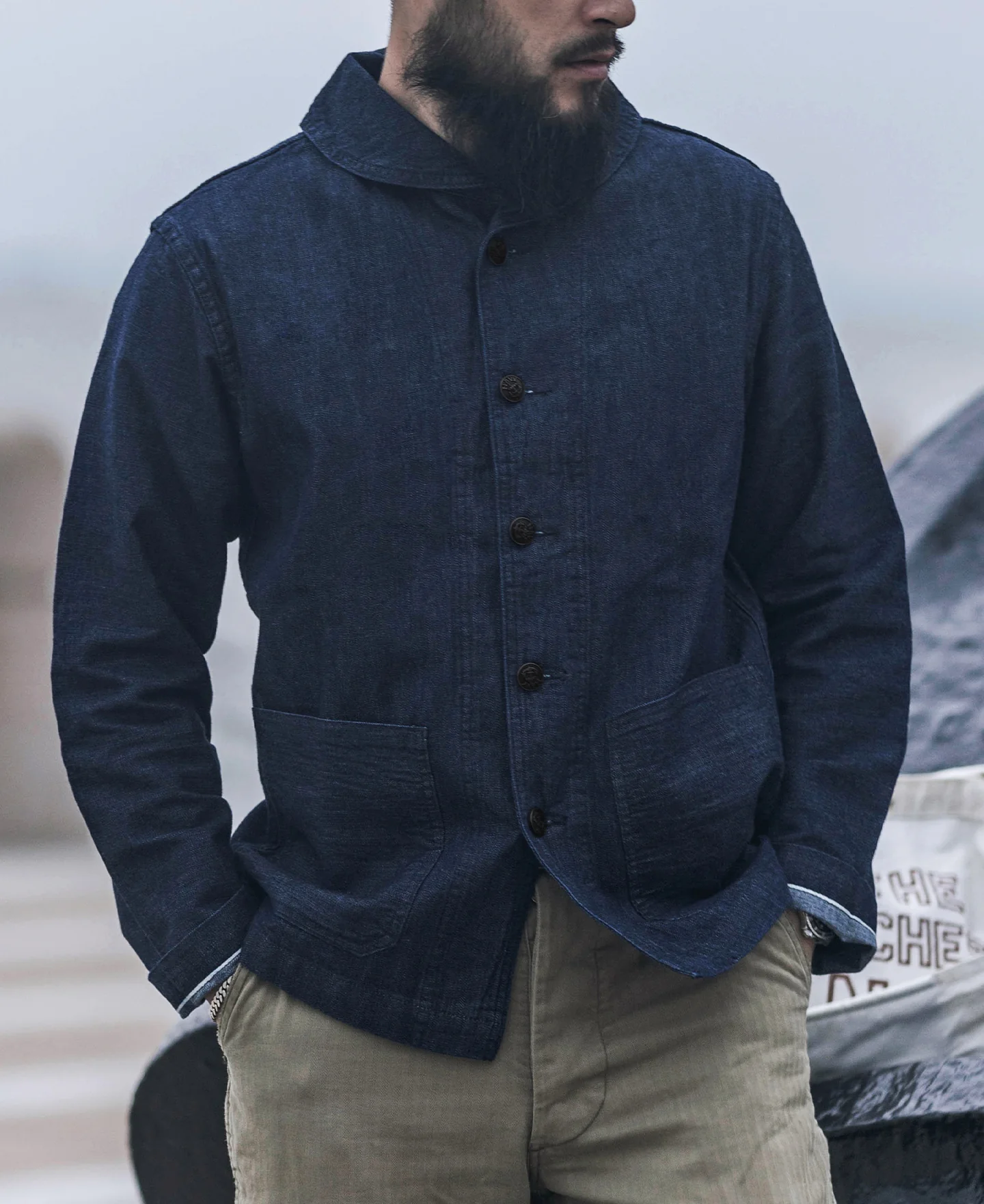 1922 USN 2nd Denim Coverall Utility Jacket - Image 3