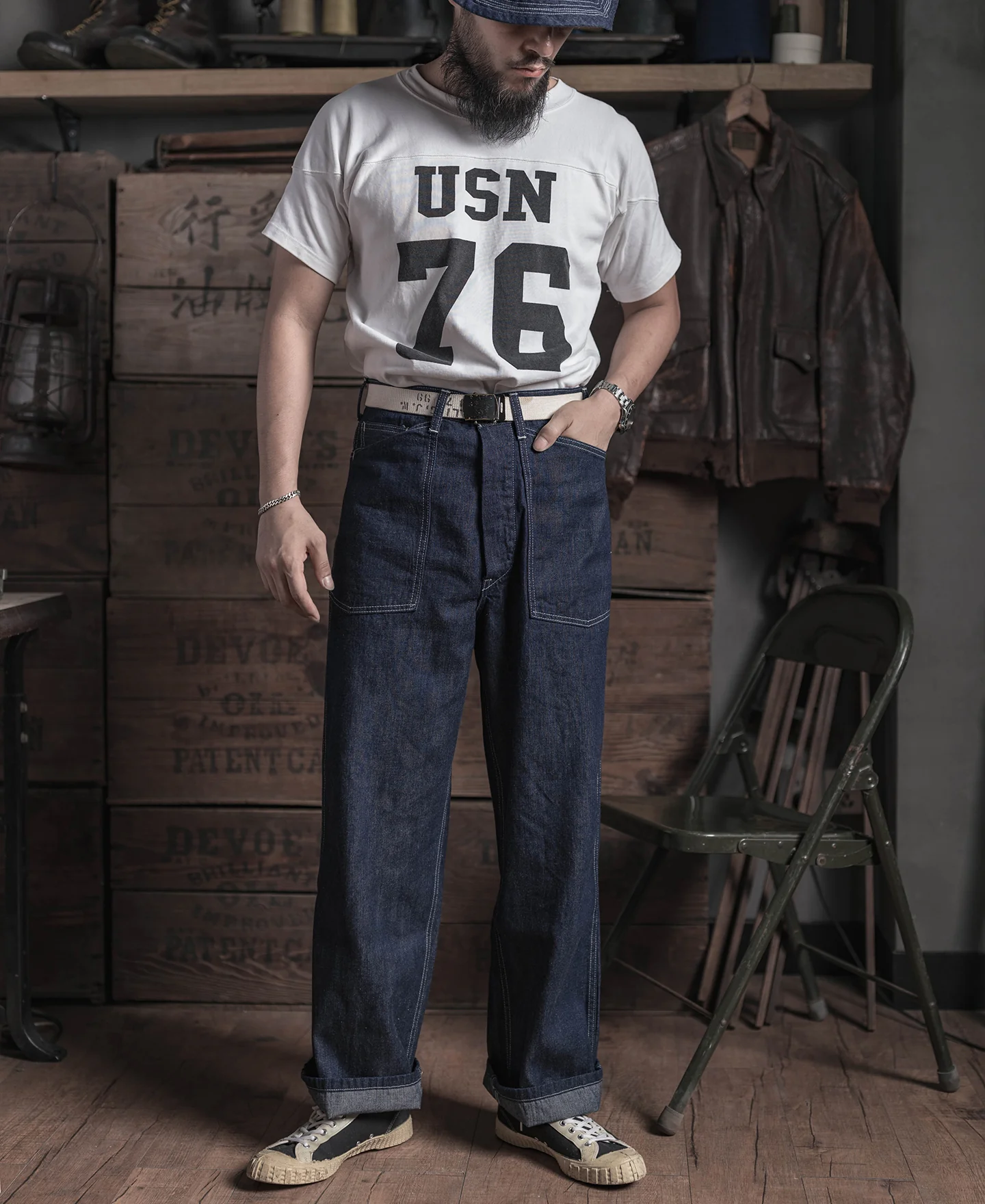 1935 US Army CCC Fatigue Dungaree - Image 5