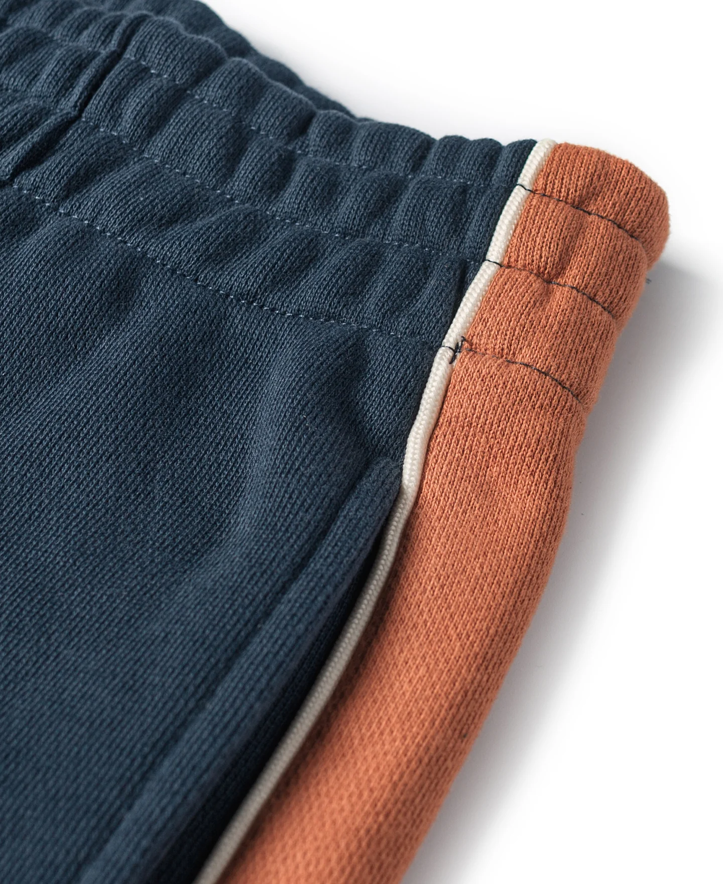 Classic Straight-Leg Striped Logo-Embroidered Cotton-Terry Sweatpants - Navy - Image 9
