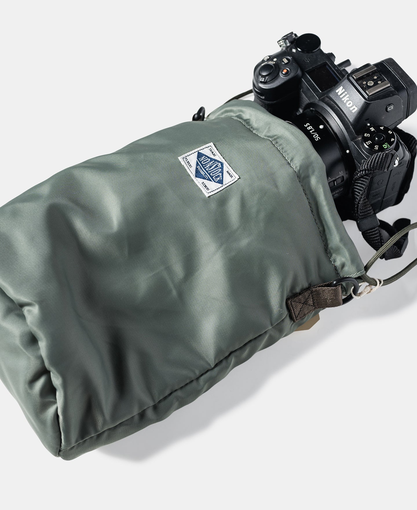 Climbing Chalk Nylon Bag - Olive - Image 3