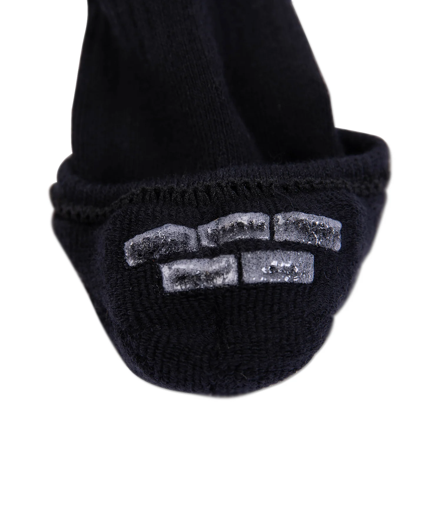 Colored Cotton No Show Socks - Black - Image 5