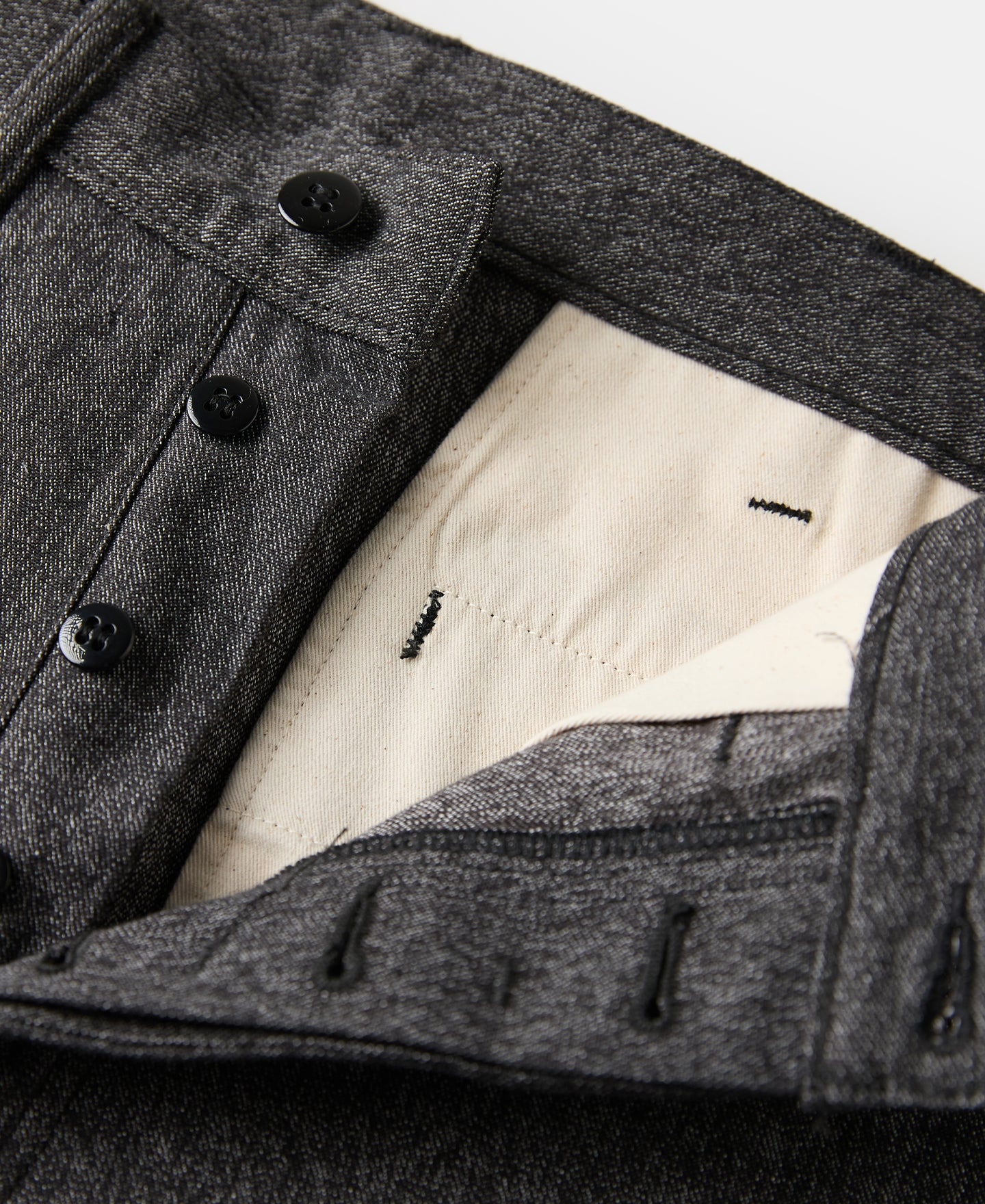 1940s Covert Salt & Pepper Trousers - Image 10