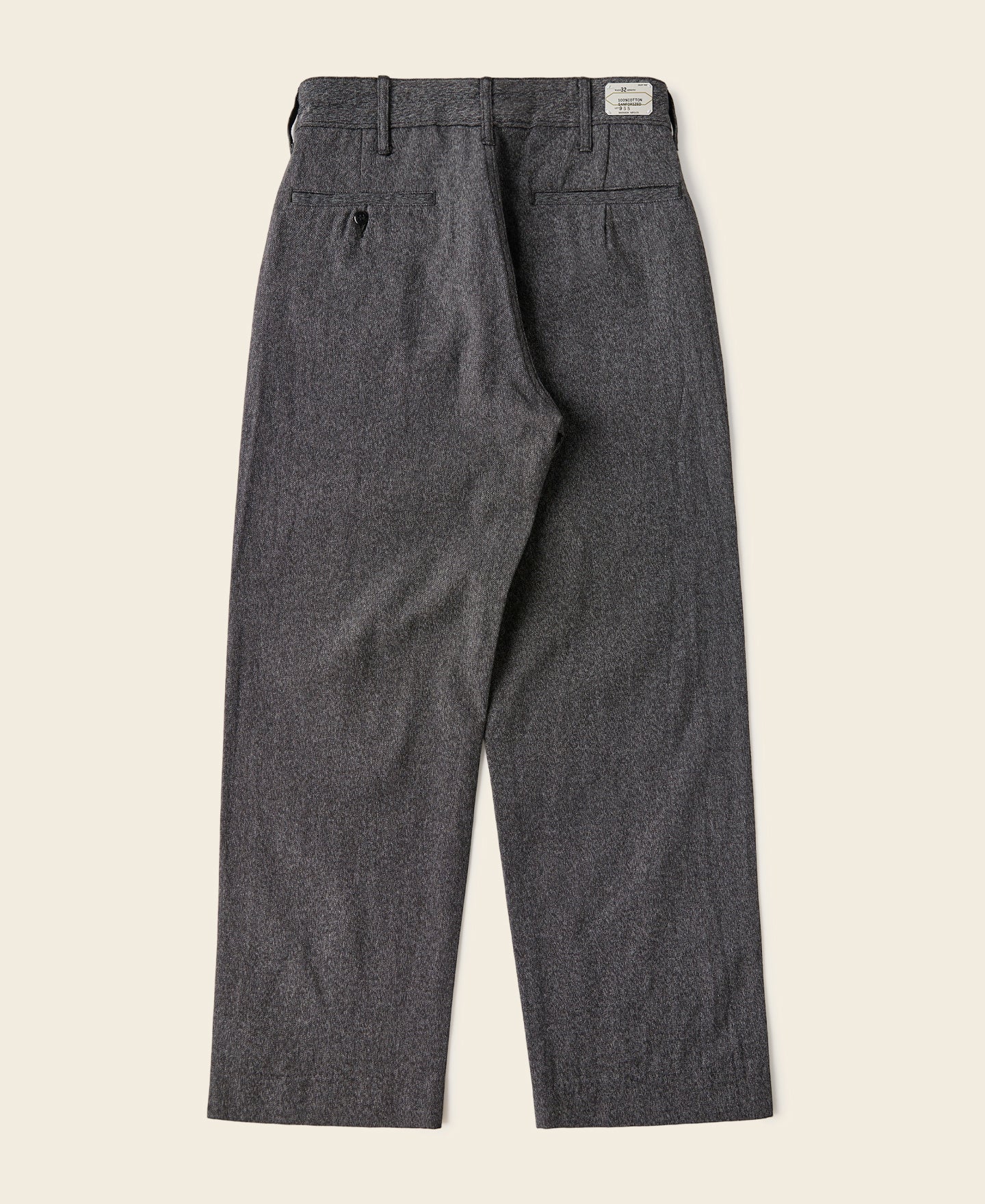 1940s Covert Salt & Pepper Trousers - Image 2