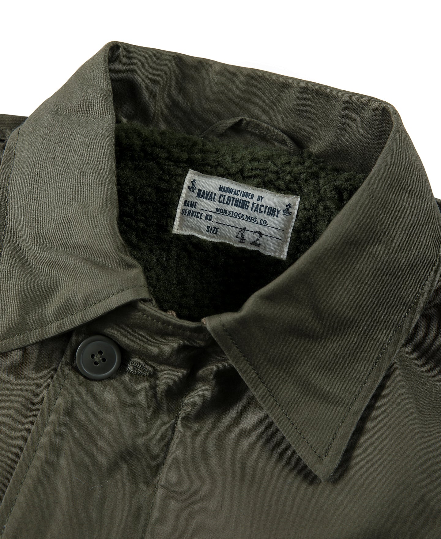 Final Version USN A-2 Deck Jacket (Polyester Lamb Wool) - Image 7