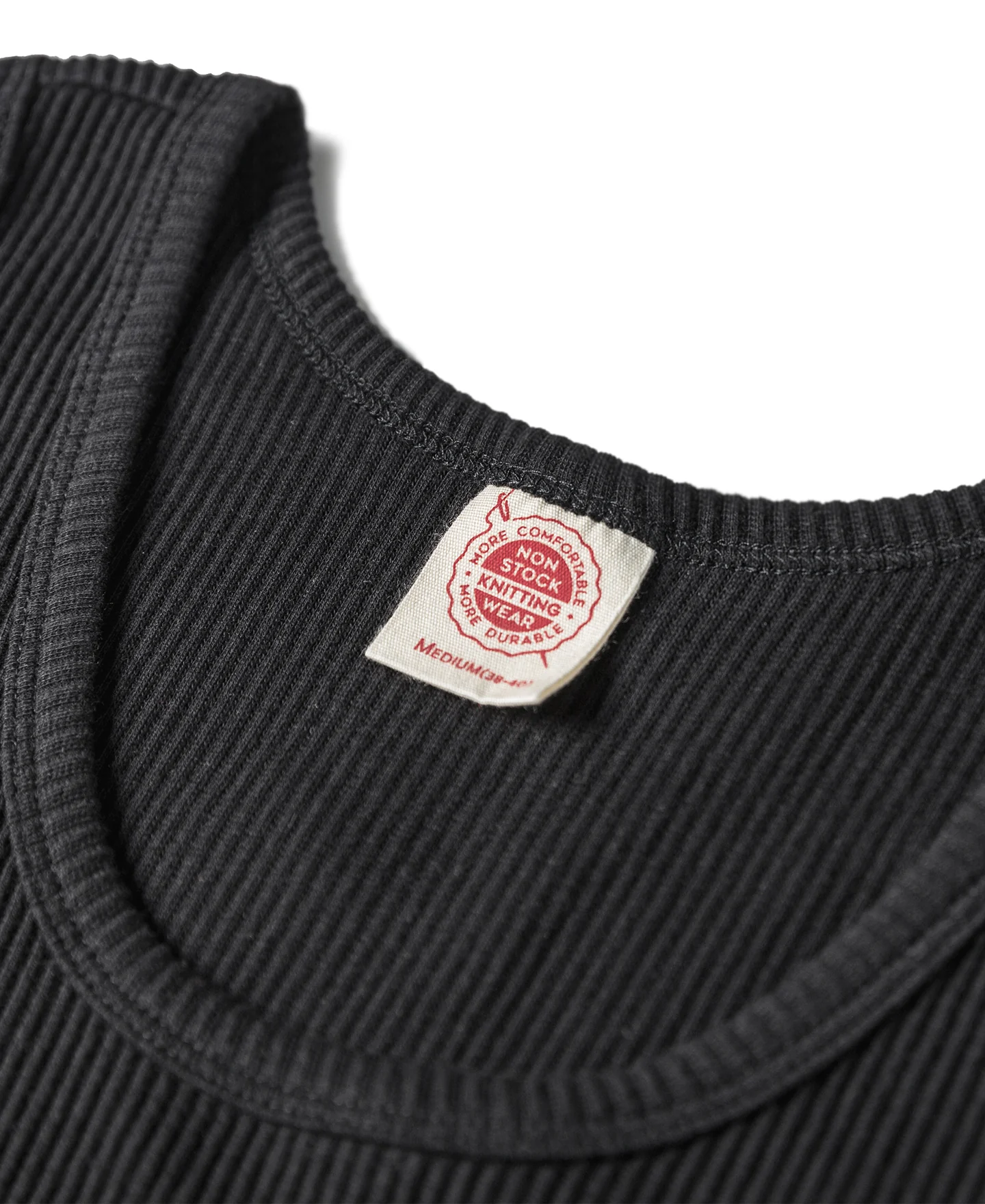 10.5 oz Cotton Tank Top - Black - Image 7