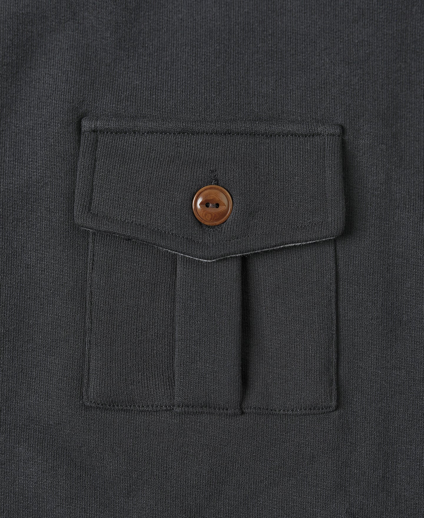 Military Pocket Sweatshirt - Black - Image 9