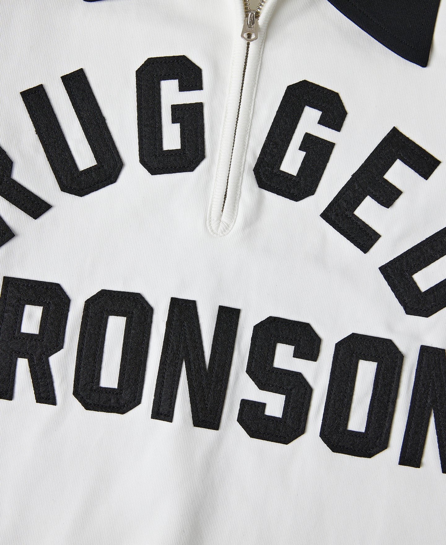 Heavyweight Two-Tone Racing Jersey T-Shirt - White/Black - Image 10