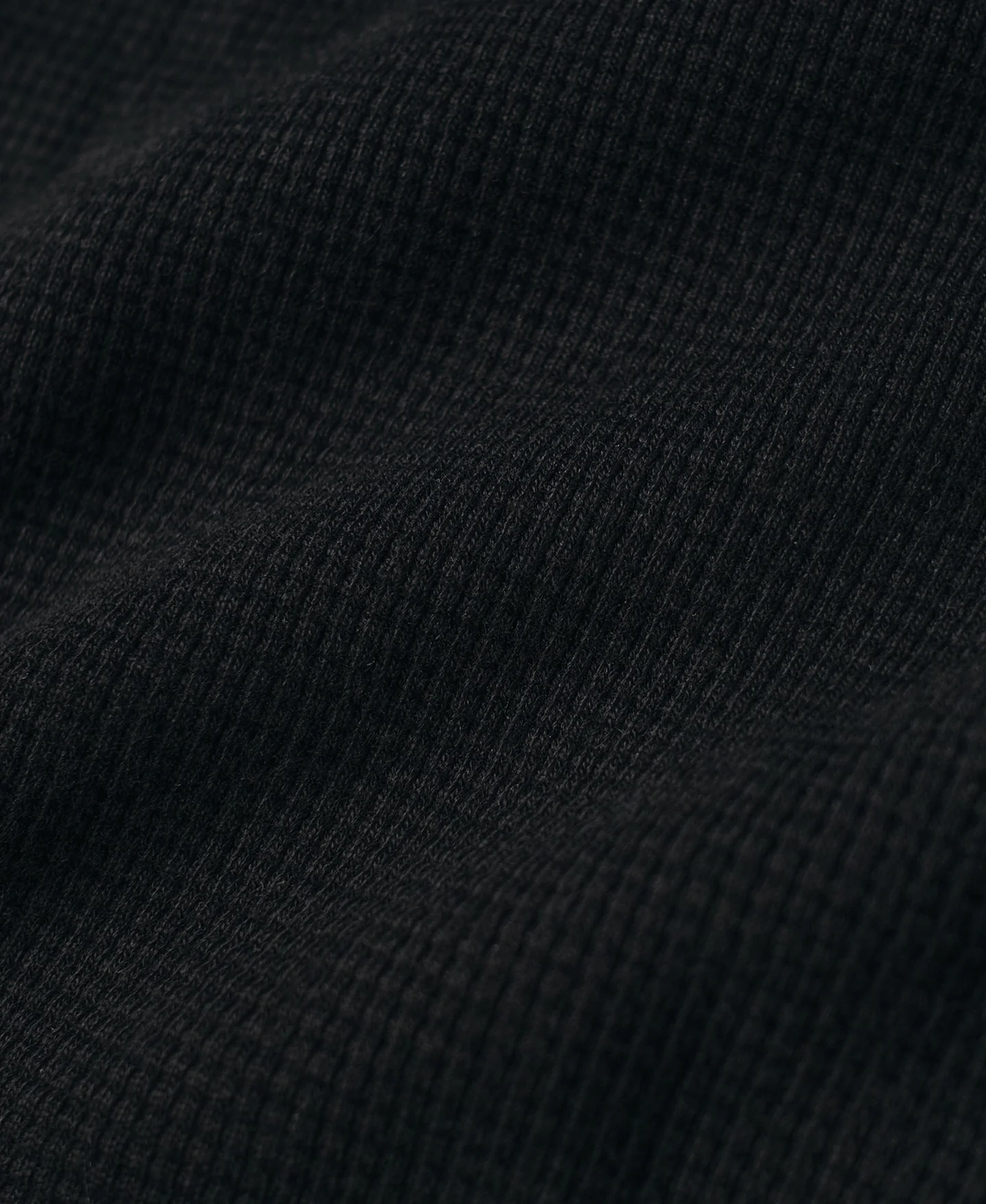 Heavyweight Waffle Cotton Underwear - Black - Image 6