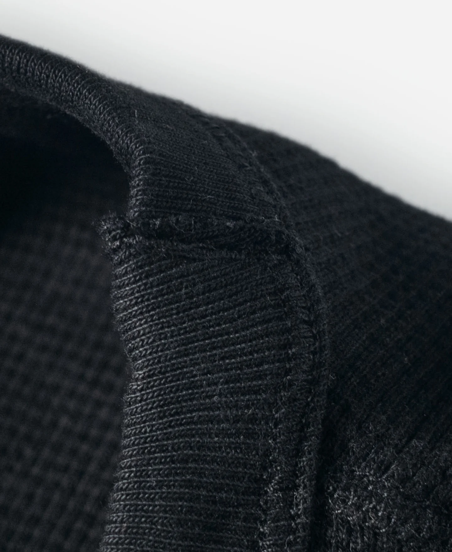 Heavyweight Waffle Cotton Underwear - Black - Image 8