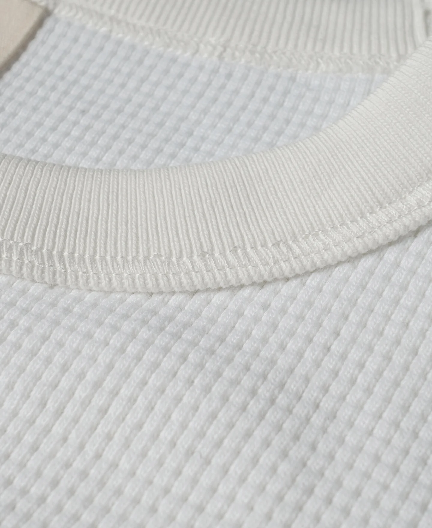 Heavyweight Waffle Cotton Underwear - White - Image 7