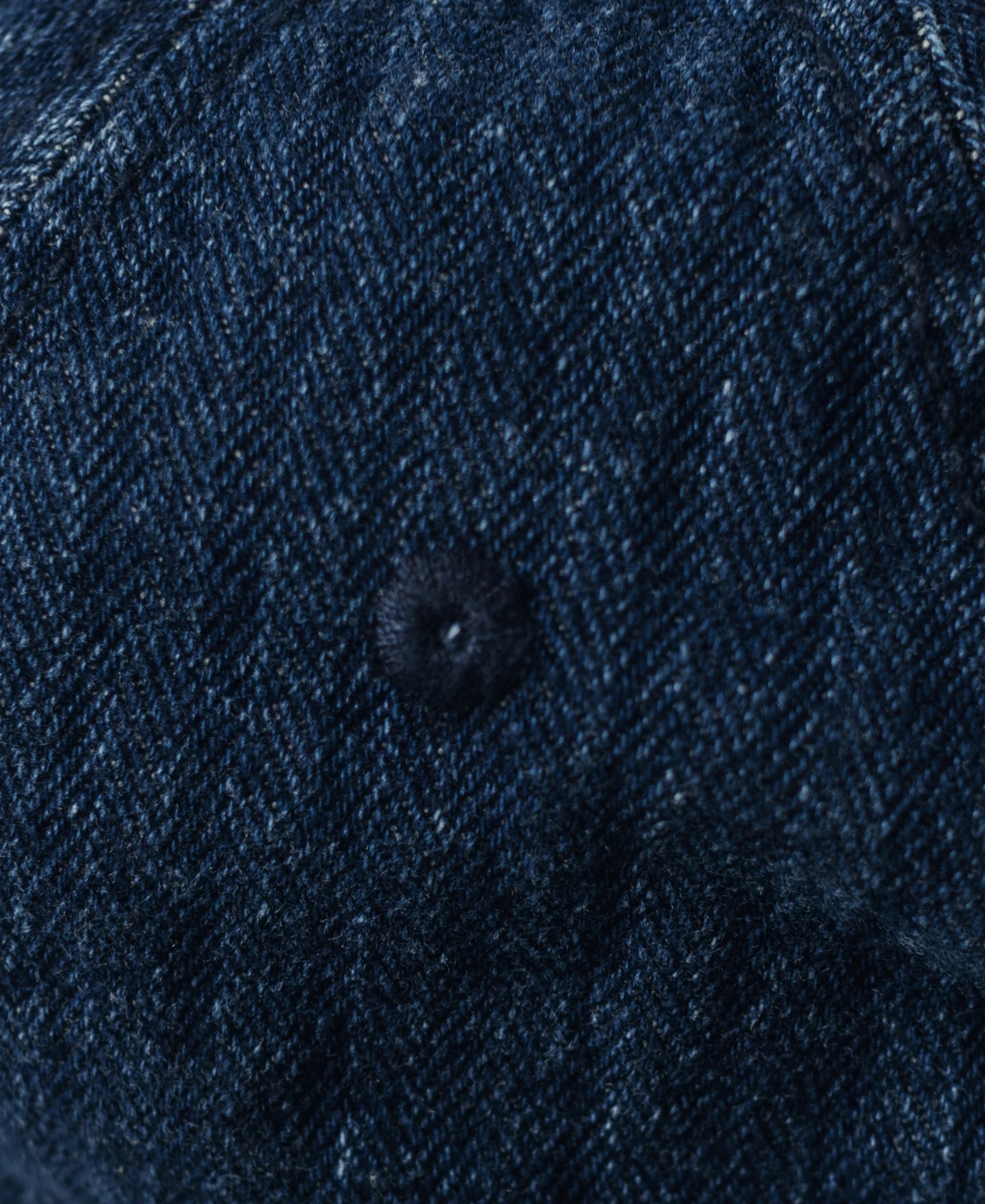 Herringbone Denim Bucket Hat - Image 7