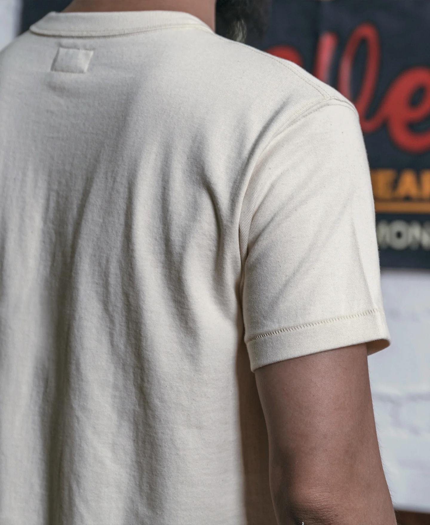 Loopwheel Tubular Athletic T-Shirt - Apricot - Image 7