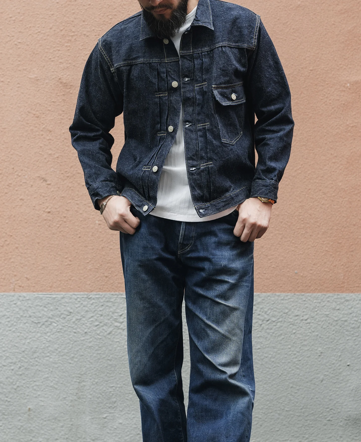 Lot 37806XX 1937 Type 1 Selvedge Denim Jacket - Image 3