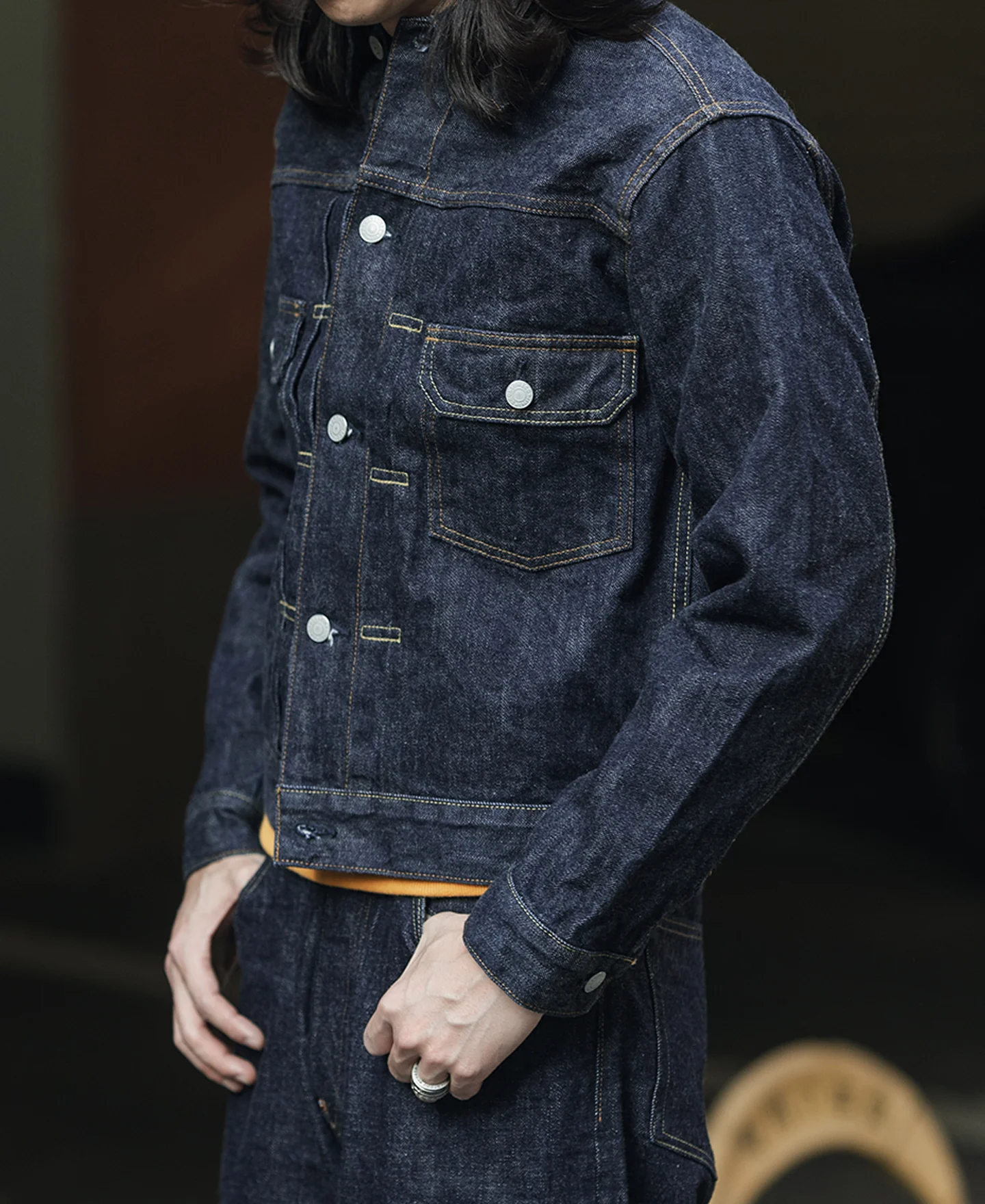 Lot 55807XX 1955 Type 2 Selvedge Denim Jacket - Image 3