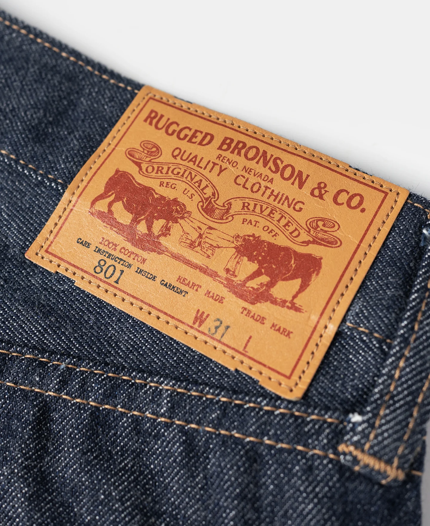 LOT 70801  1970 Selvedge Denim Jeans - Image 13