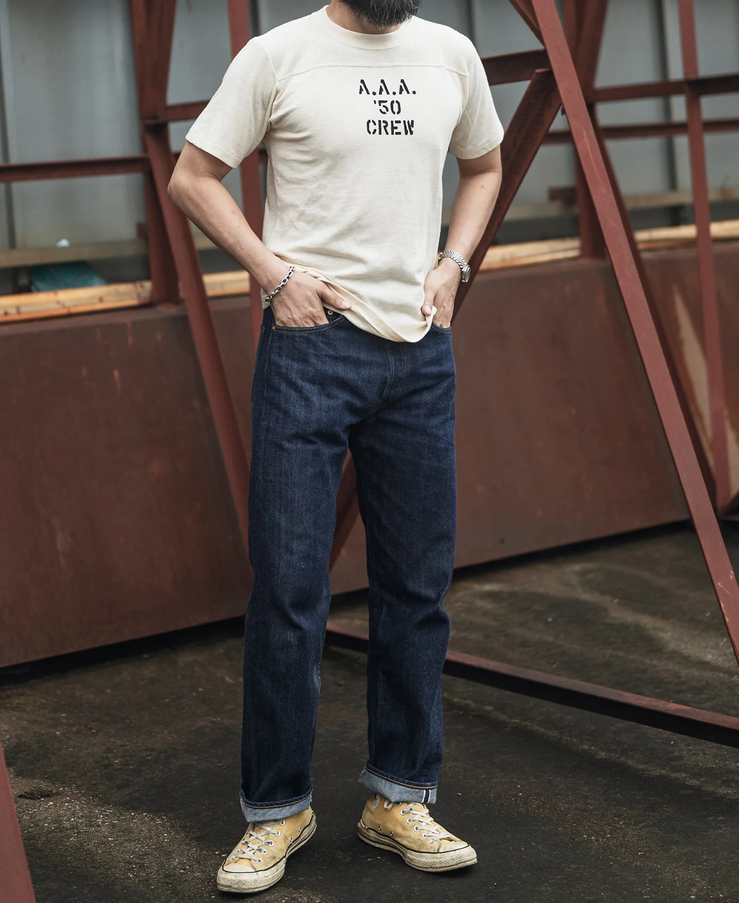 LOT 70801  1970 Selvedge Denim Jeans - Image 2