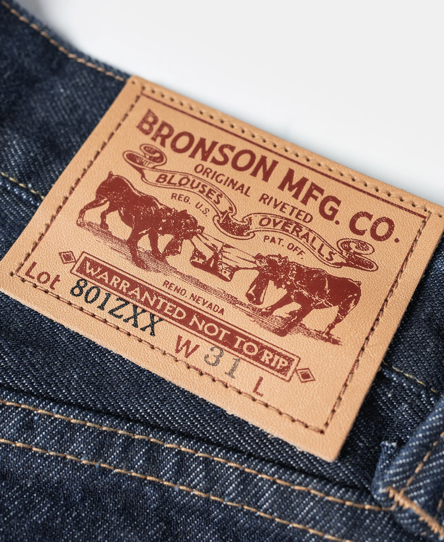 Lot 801ZXX 1954 Selvedge Denim Jeans - Image 20