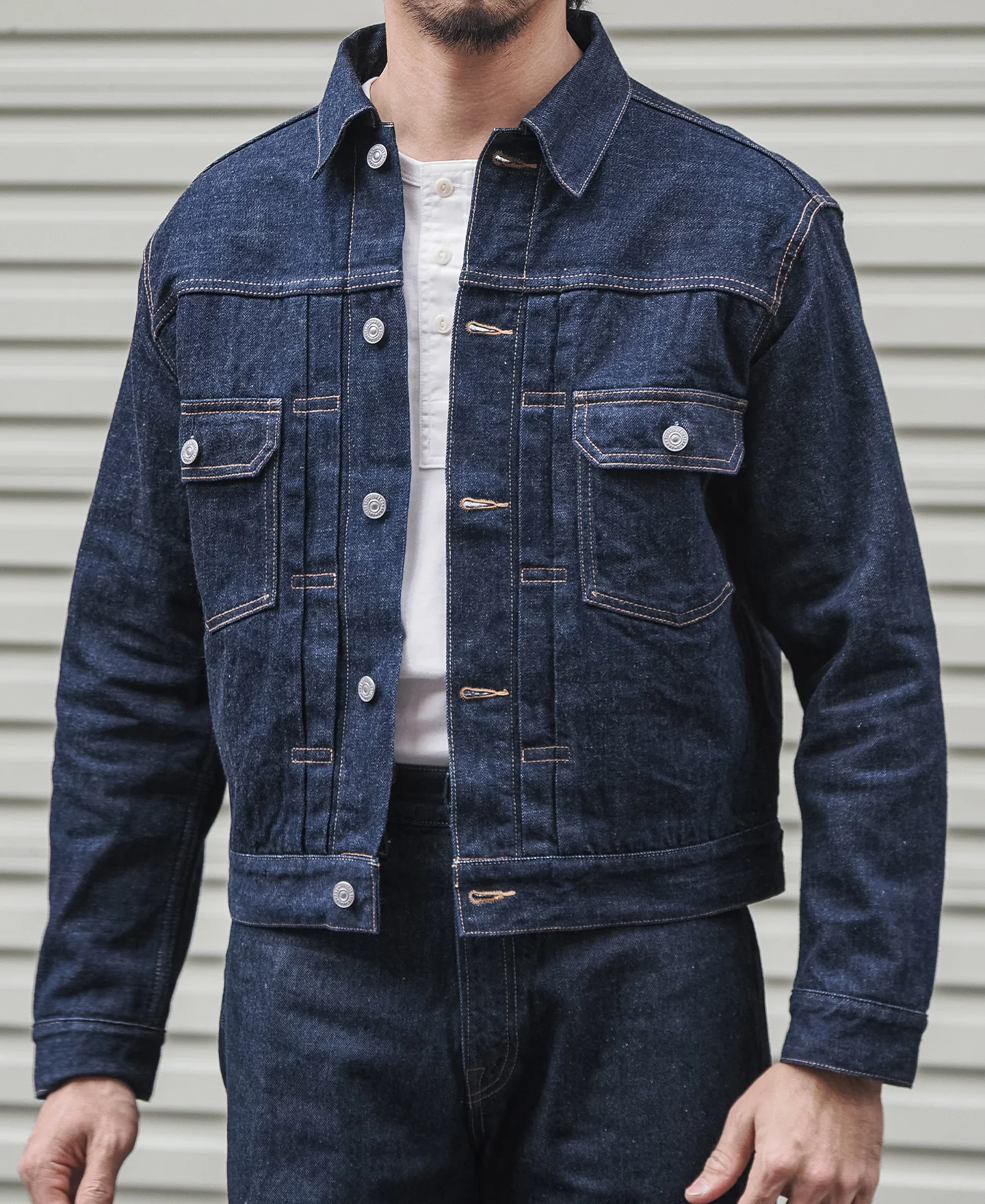 LOT 817XX Type 2 Blanket Lined Denim Jacket - Image 3