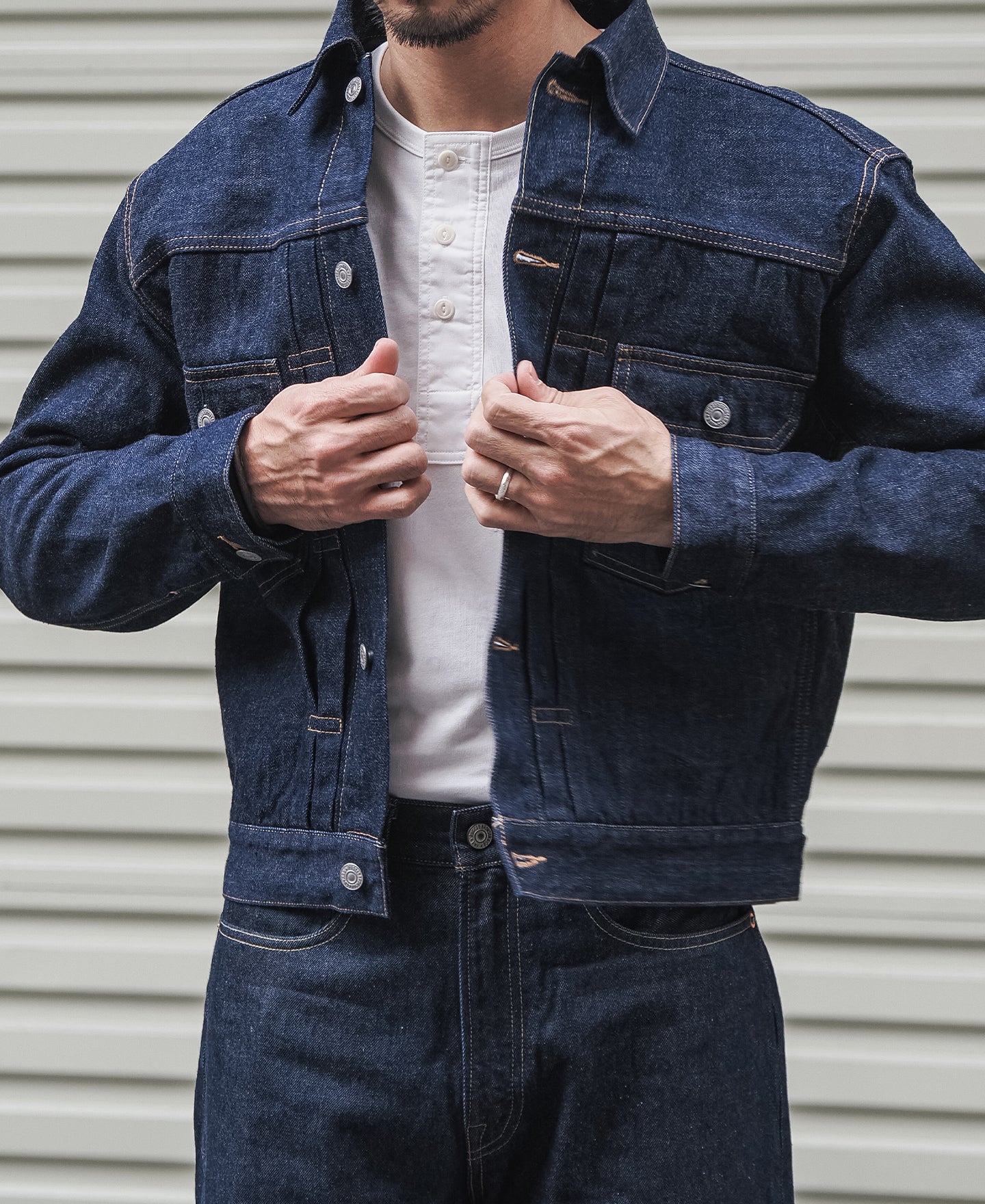 LOT 817XX Type 2 Blanket Lined Denim Jacket - Image 4