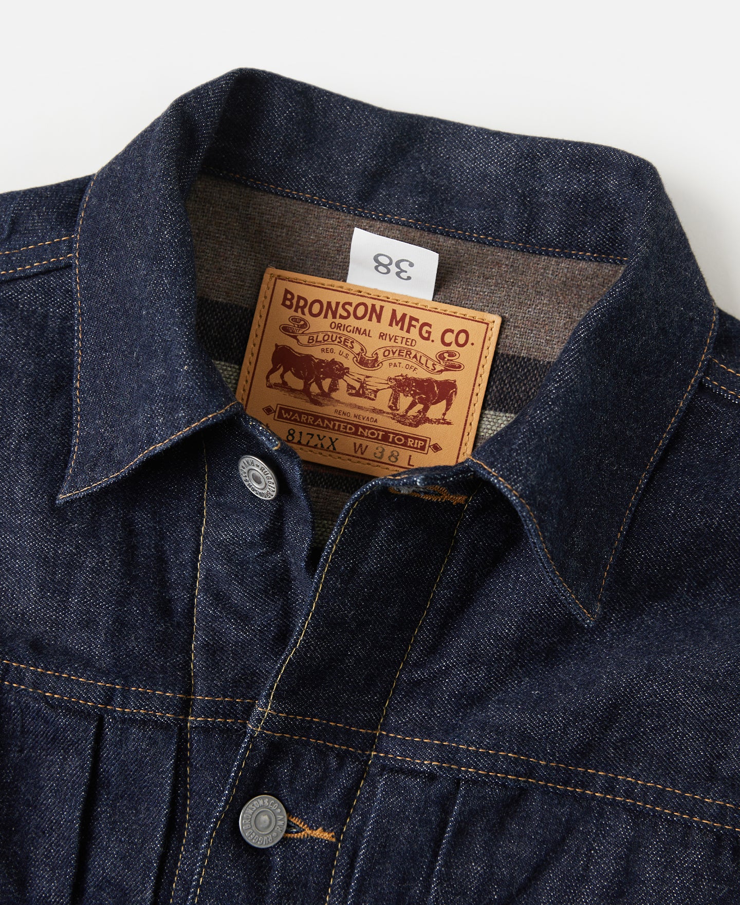 LOT 817XX Type 2 Blanket Lined Denim Jacket - Image 9