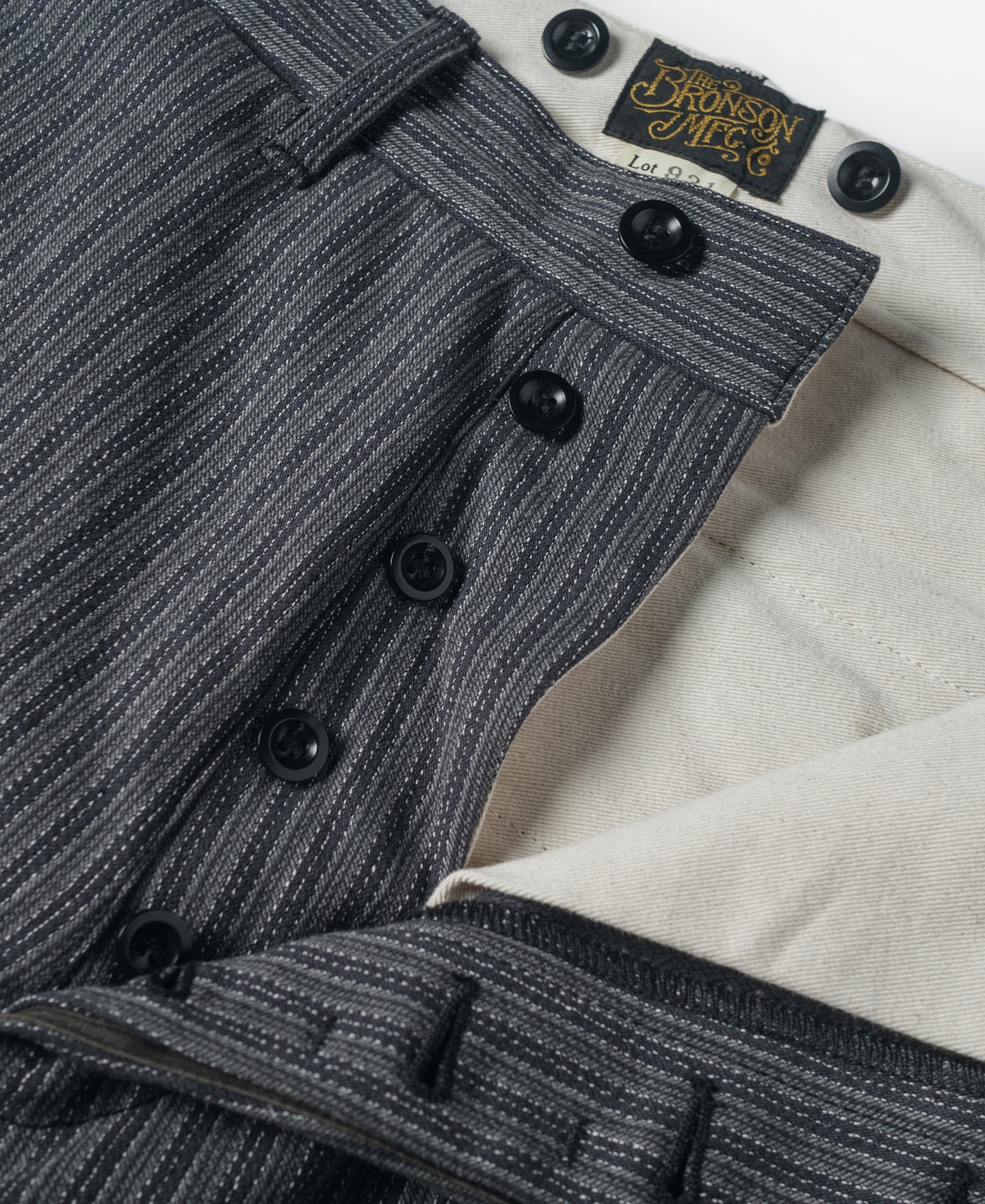 Lot 931 Black & Gray Stripe Pants - Image 10